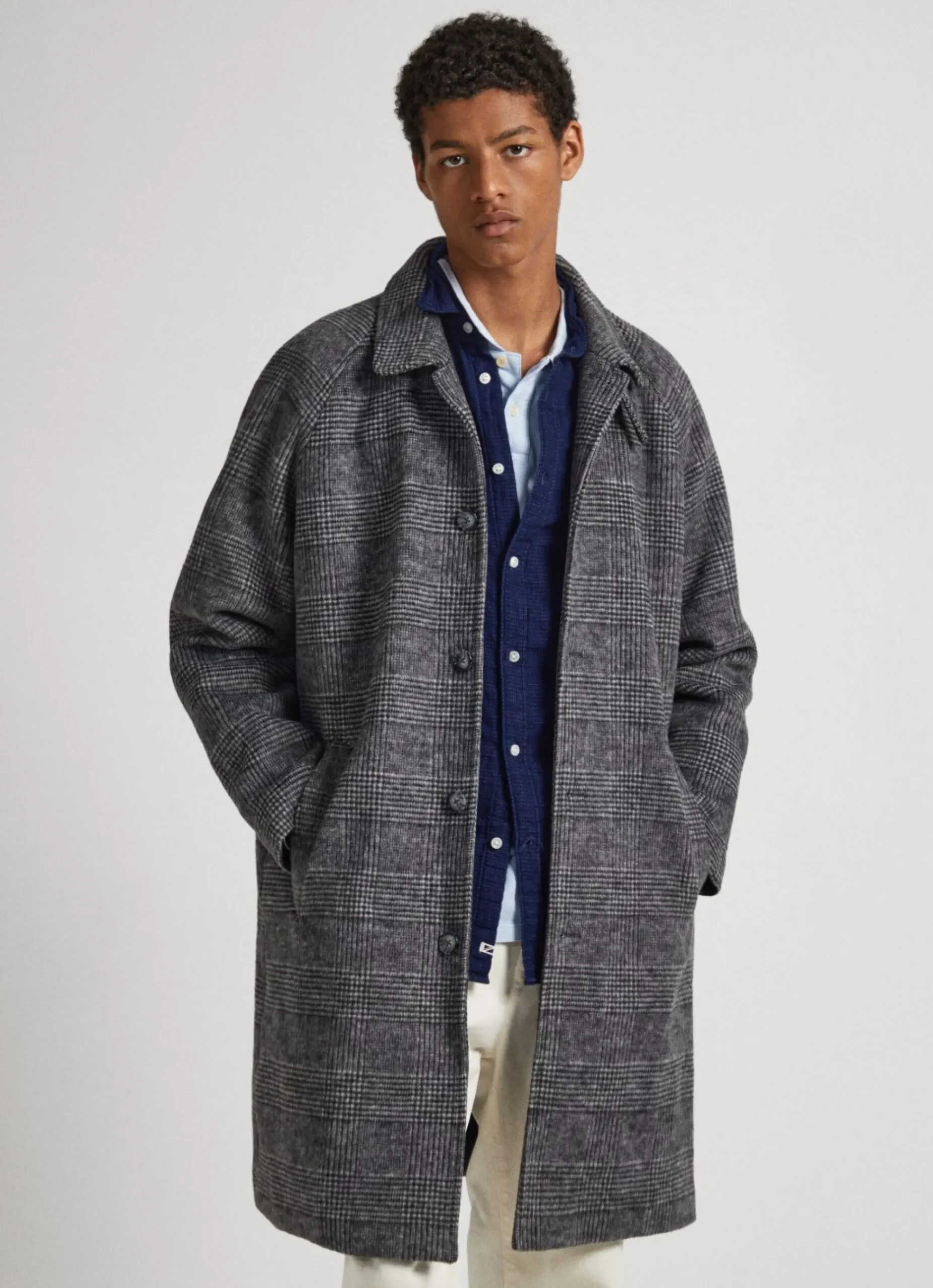 Homem Pepe Jeans Casaco E Jaquetas>Casaco De La Principe De Gales