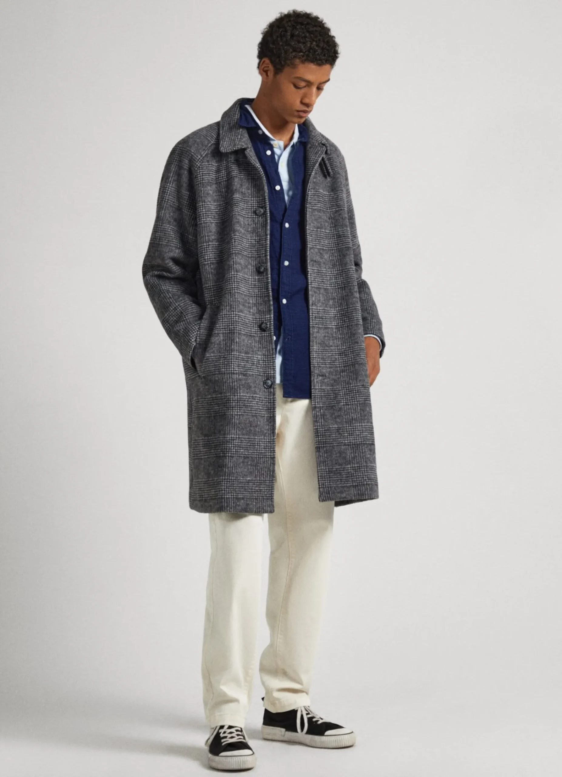 Homem Pepe Jeans Casaco E Jaquetas>Casaco De La Principe De Gales