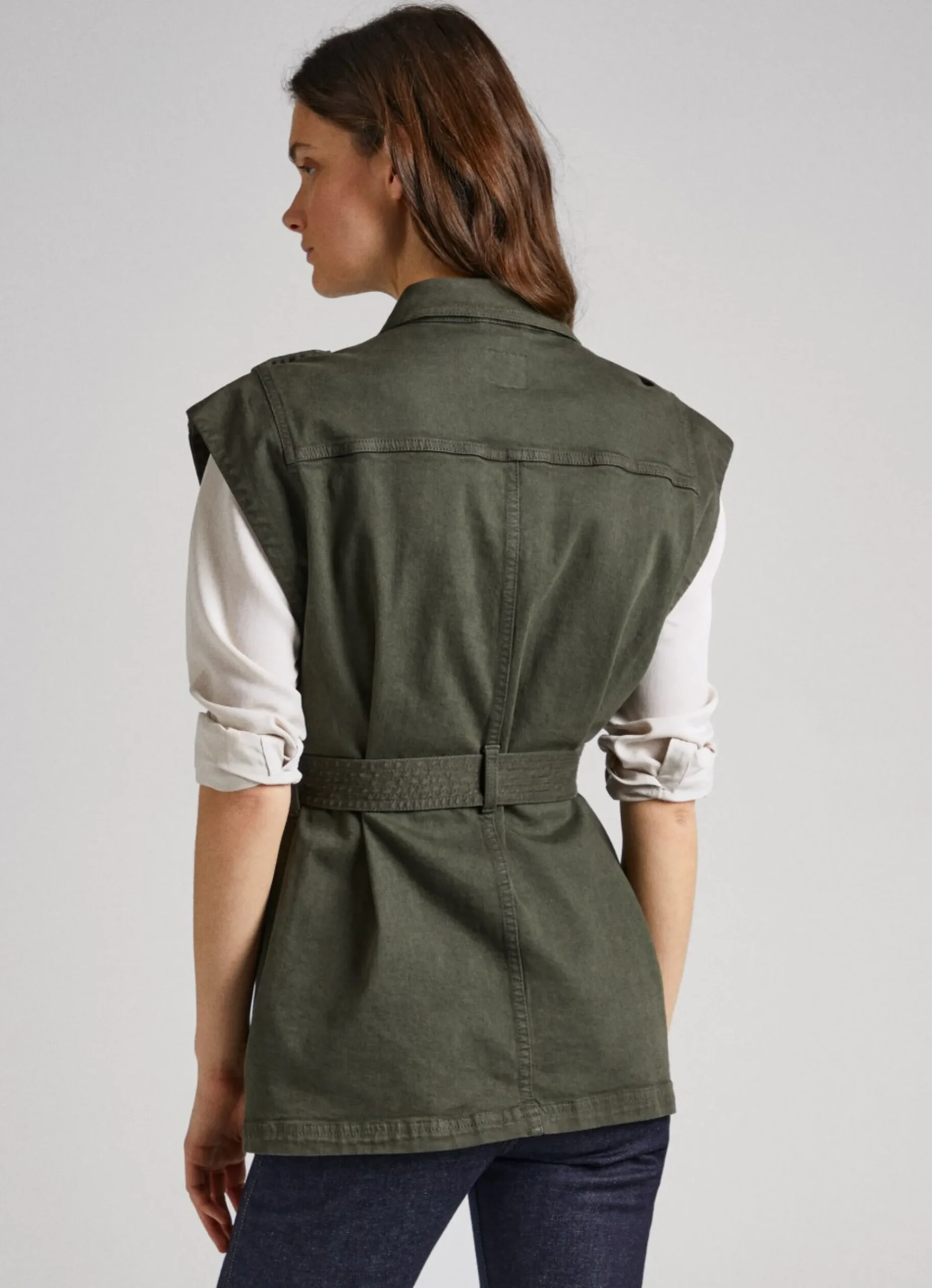Mulher Pepe Jeans Casaco E Jaquetas>Casaco Denim Utility
