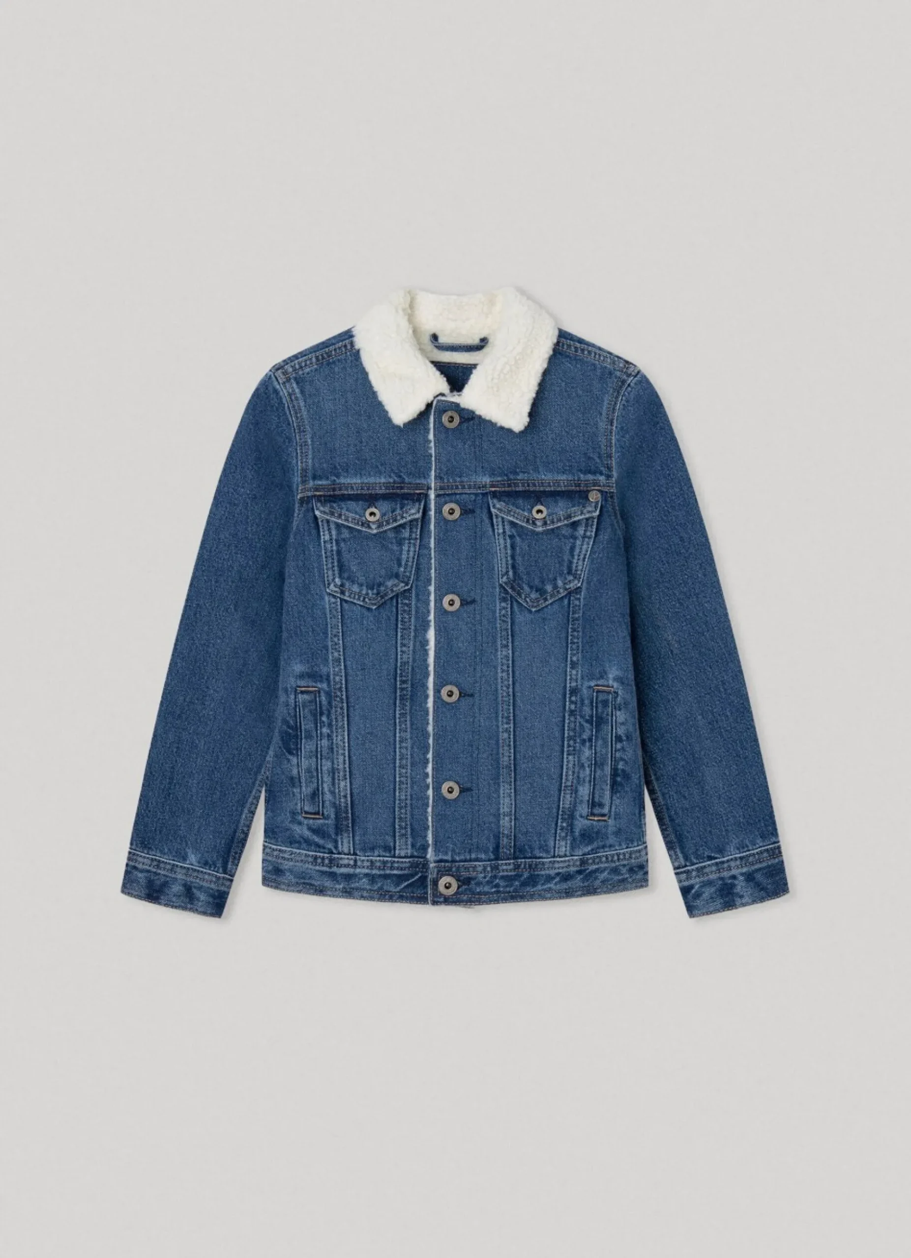 Rapaz Pepe Jeans Casaco E Jaquetas>Casaco Forro De Borrego