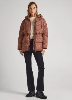 Mulher Pepe Jeans Casaco E Jaquetas>Casaco Padrao Geometrico