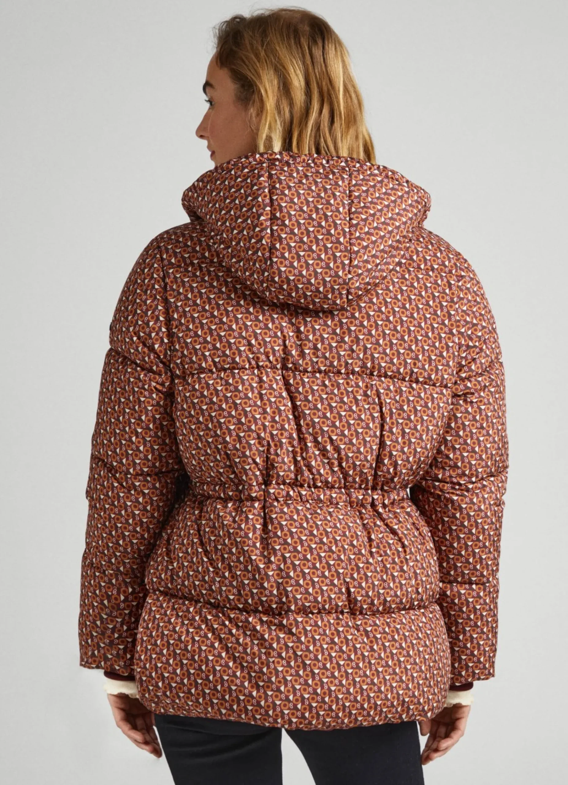 Mulher Pepe Jeans Casaco E Jaquetas>Casaco Padrao Geometrico
