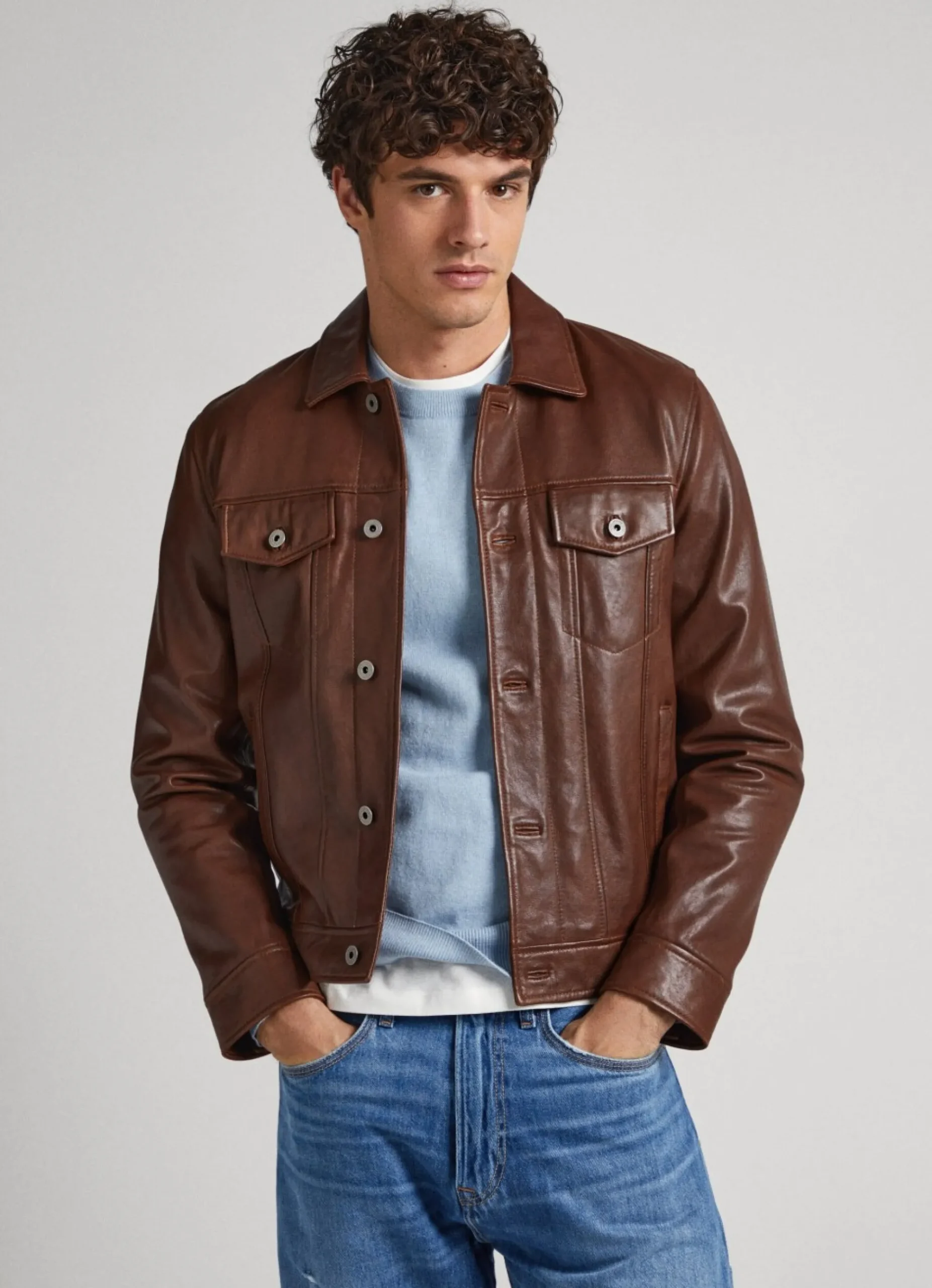 Homem Pepe Jeans Casaco E Jaquetas>Casaco Pele De Cordeiro