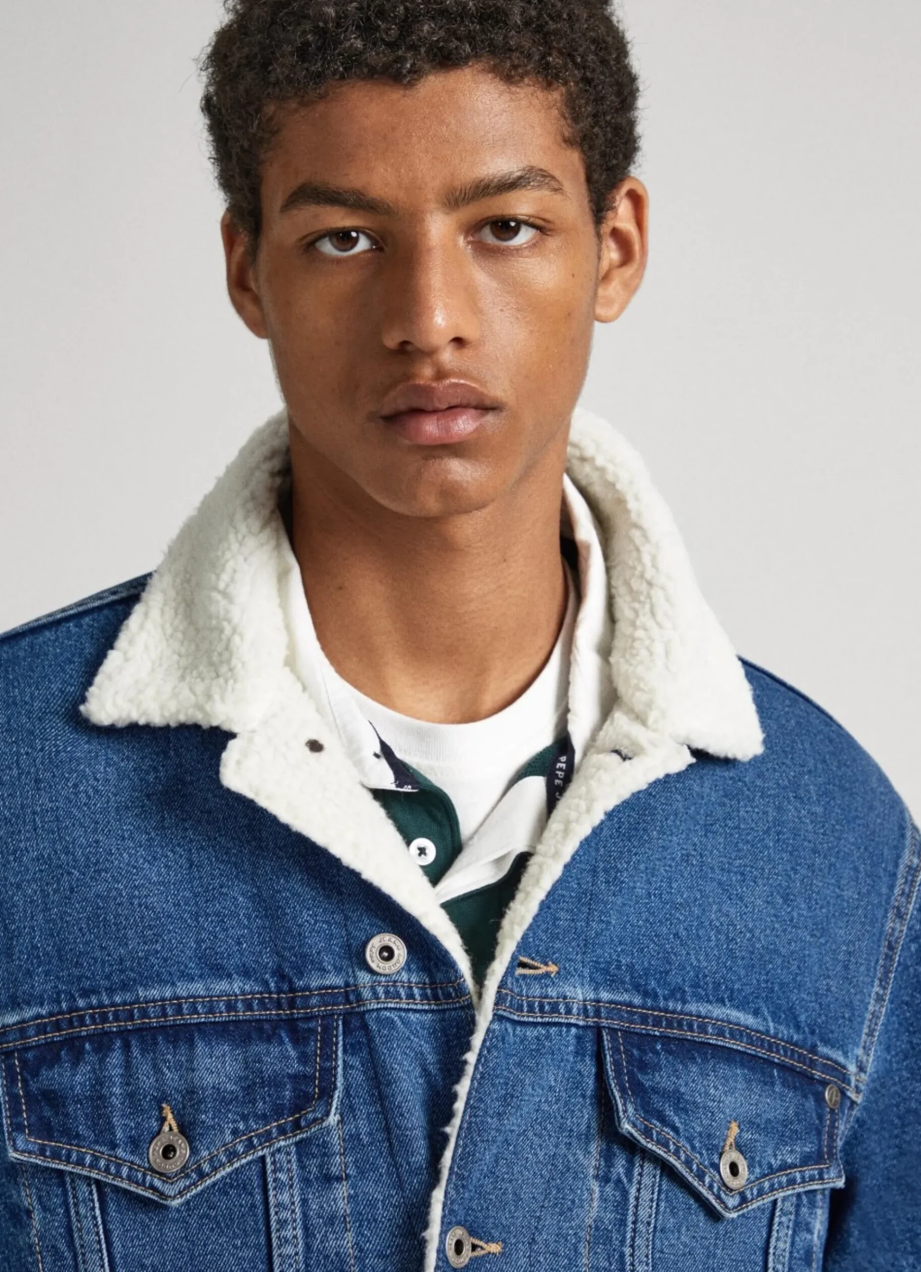 Homem Pepe Jeans Casaco E Jaquetas>Casaco Pelo De Borrego