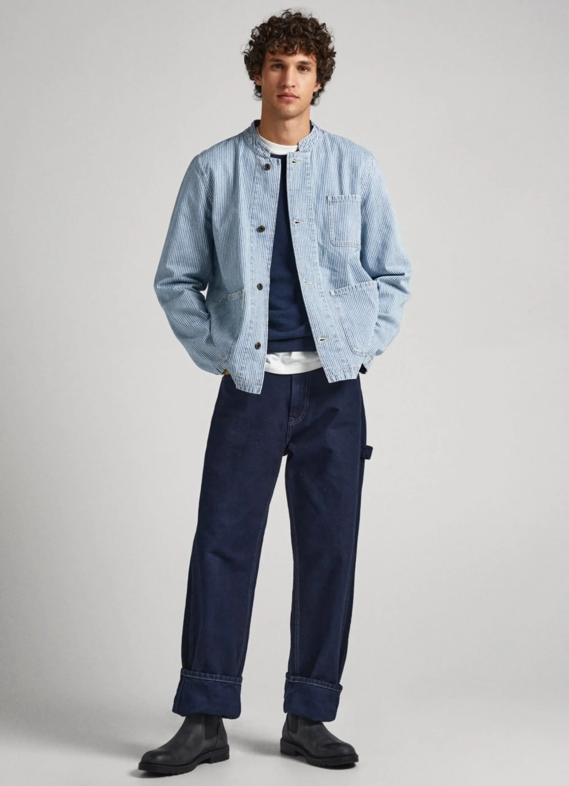 Homem Pepe Jeans Camisas>Casaco Railroad Stripe