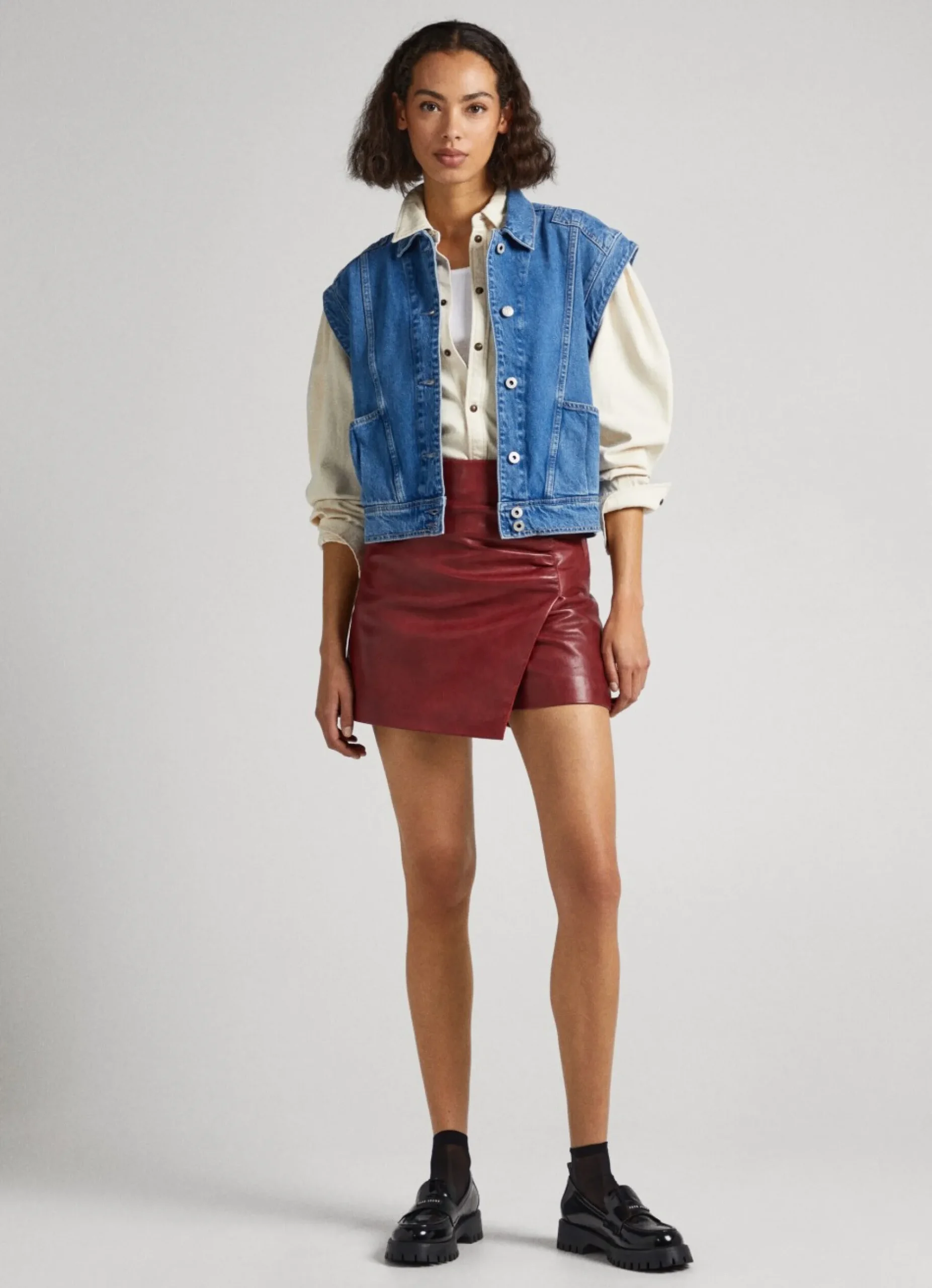 Mulher Pepe Jeans Casaco E Jaquetas>Casaco Sem Mangas