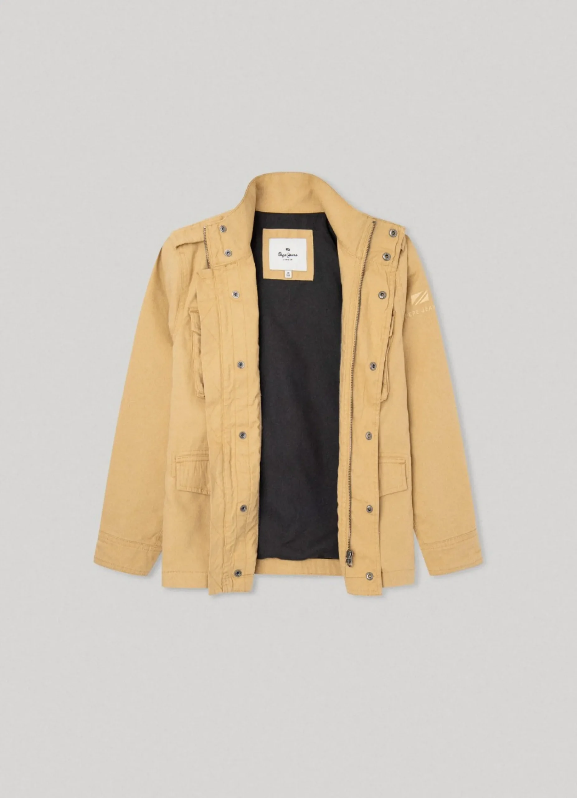 Rapaz Pepe Jeans Casaco E Jaquetas>Casaco Utility De Algodao