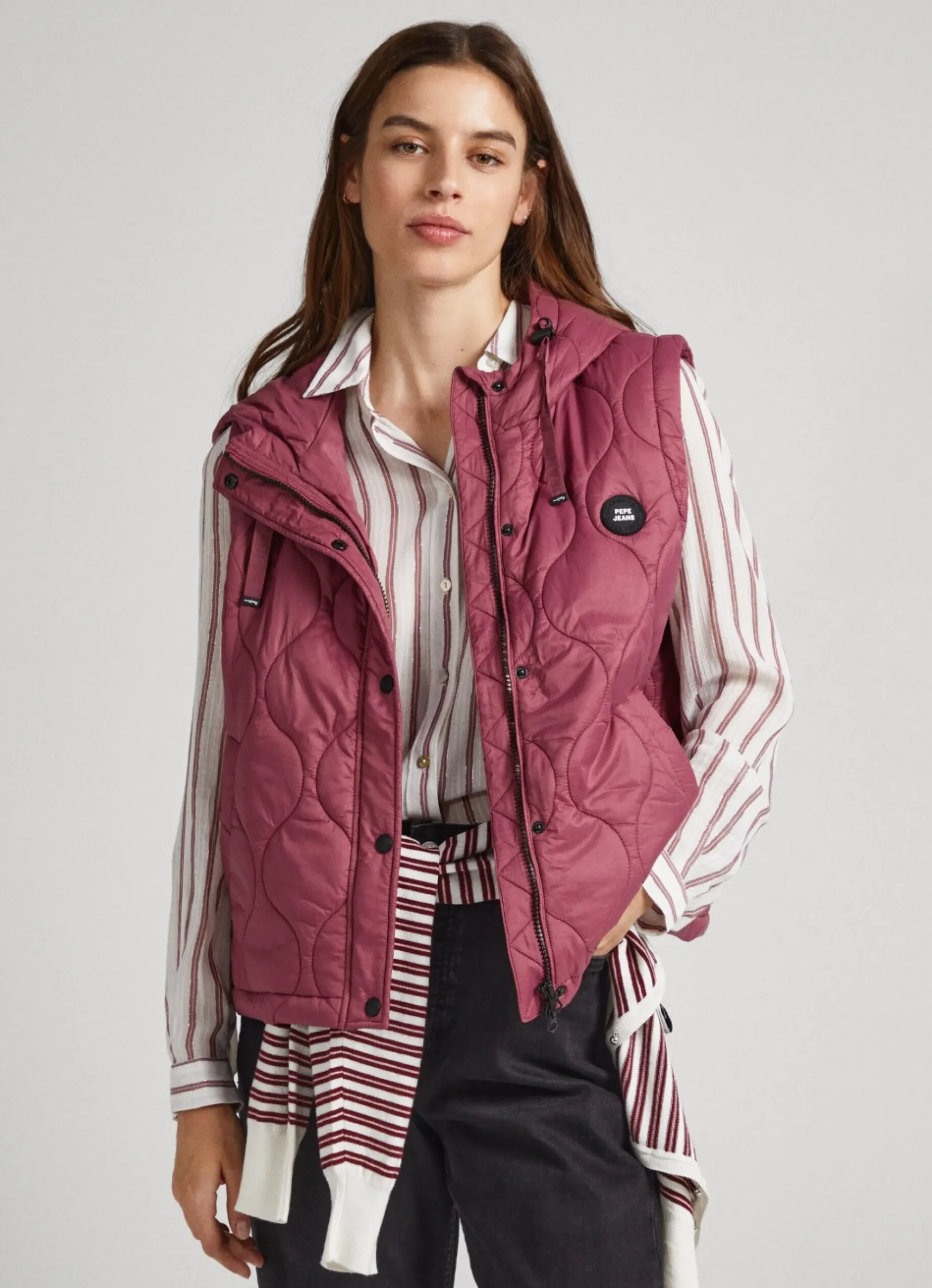 Mulher Pepe Jeans Casaco E Jaquetas>Colete Acolchoado