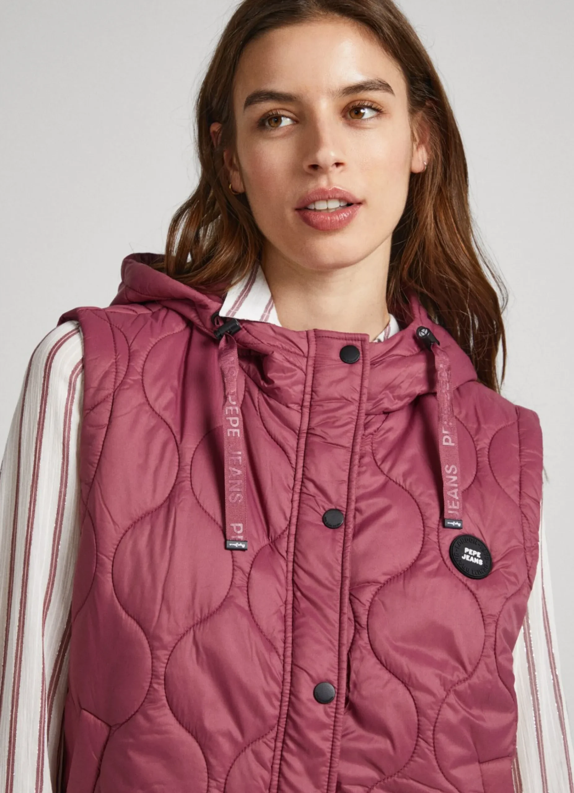 Mulher Pepe Jeans Casaco E Jaquetas>Colete Acolchoado