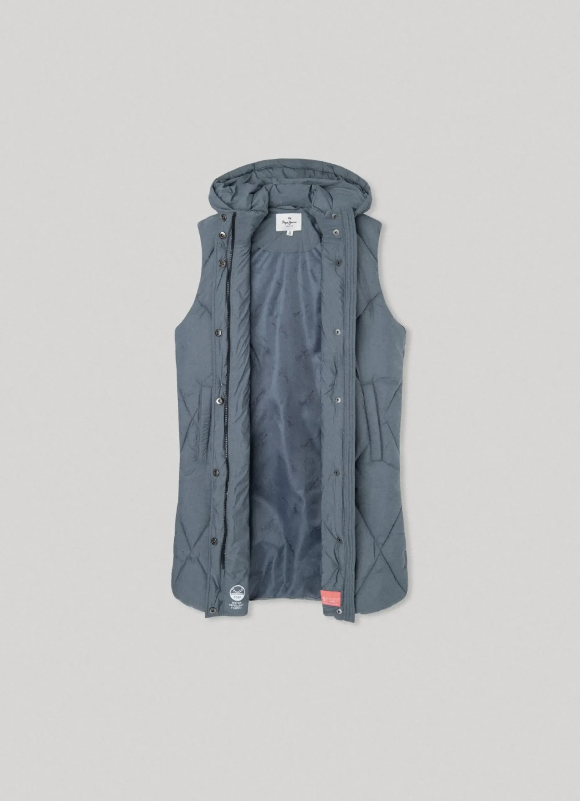 Rapariga Pepe Jeans Casaco E Jaquetas>Colete Acolchoado Com Capuz