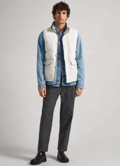 Homem Pepe Jeans Casaco E Jaquetas>Colete Acolchoado De Sarja