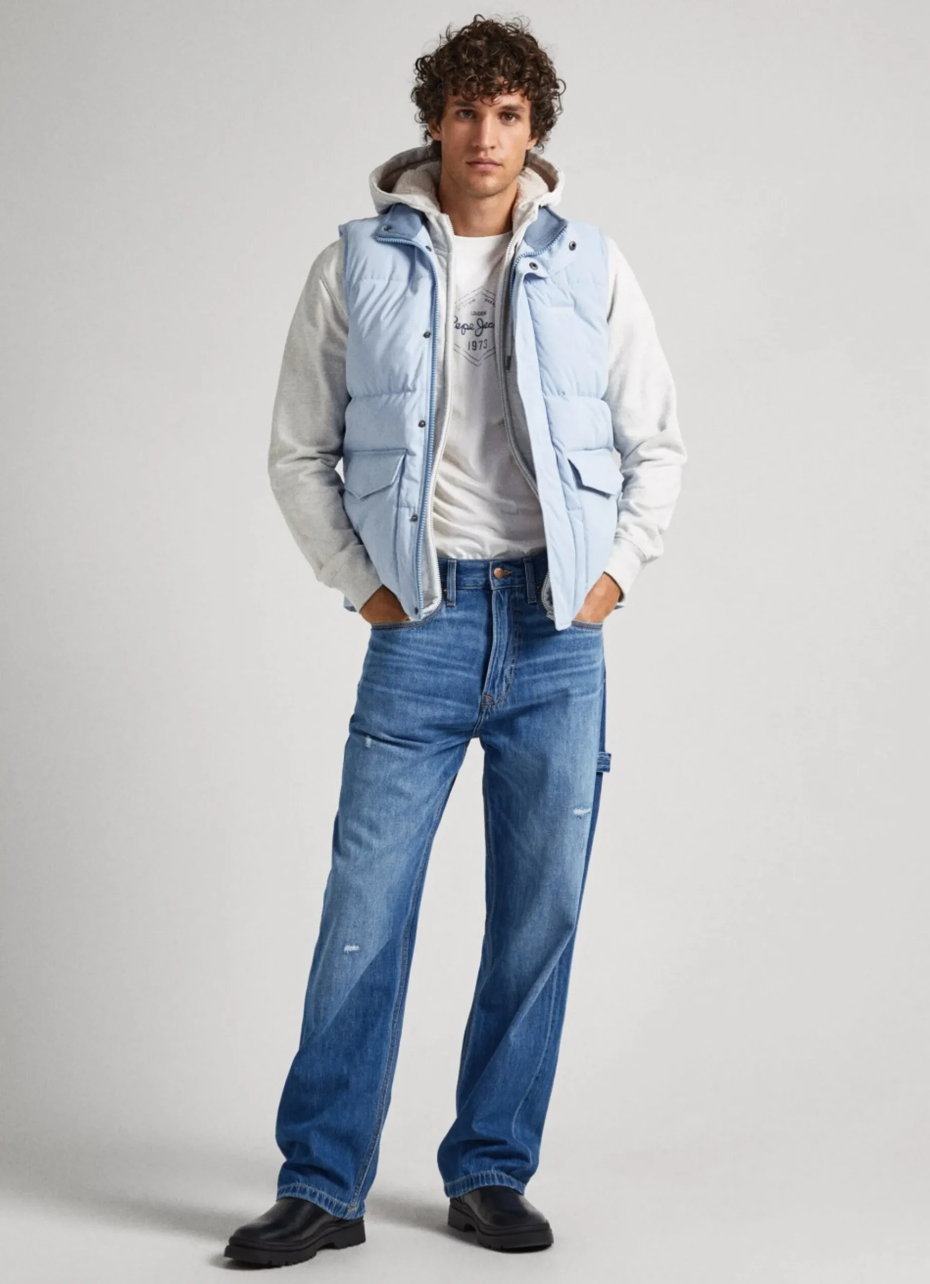 Homem Pepe Jeans Casaco E Jaquetas>Colete Acolchoado De Sarja