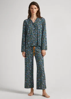 Mulher Pepe Jeans Underwear>Conjunto Pijama Padrao Floral