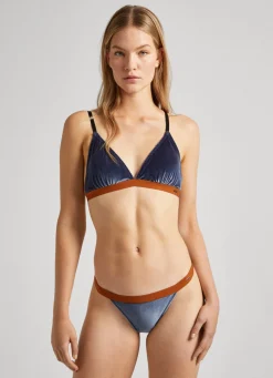 Mulher Pepe Jeans Underwear>Cueca Veludo Com Renda