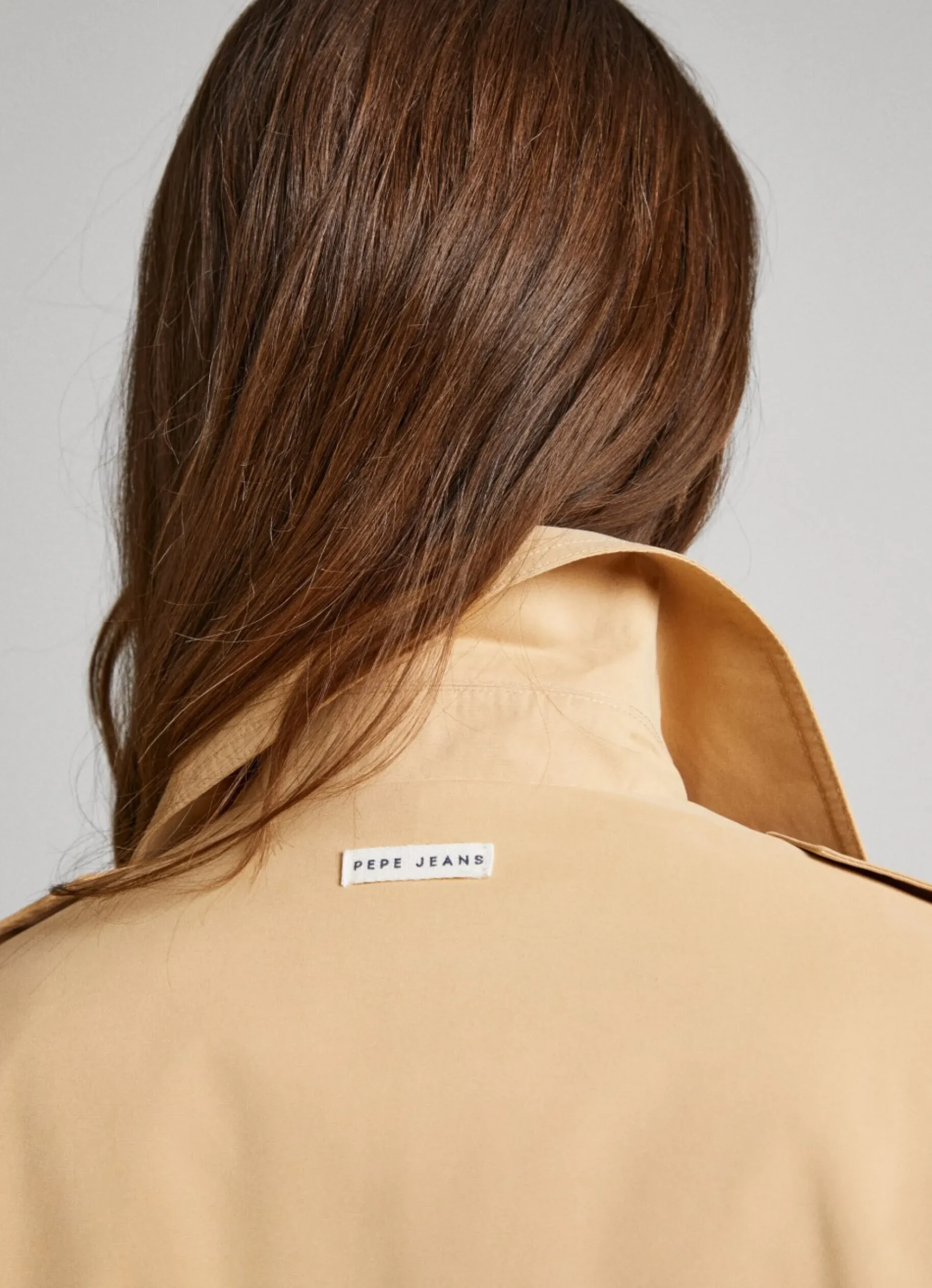 Mulher Pepe Jeans Casaco E Jaquetas>Gabardina Classica Relaxed Fit