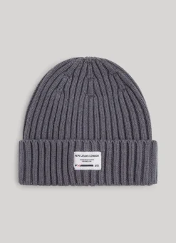 Rapaz Pepe Jeans Acessórios>Gorro De Malha Canelada