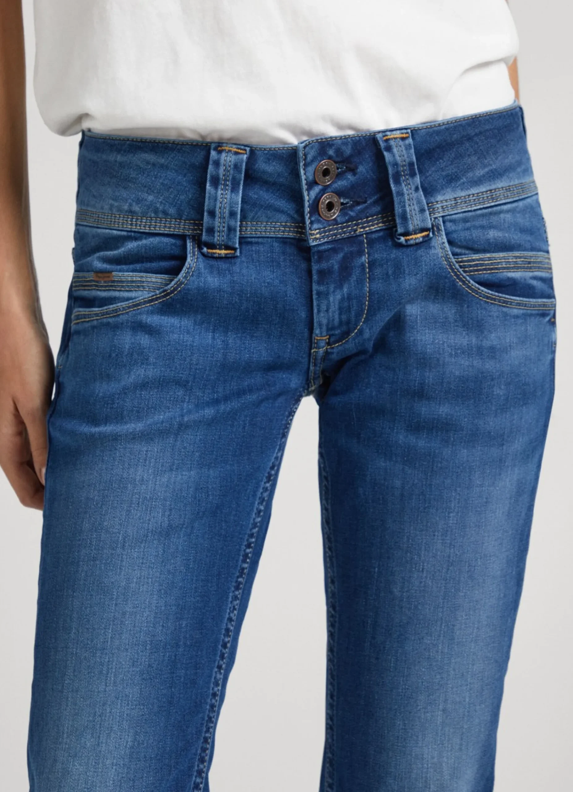 Mulher Pepe Jeans Straight>Jean Venus Regular Fit Low Rise
