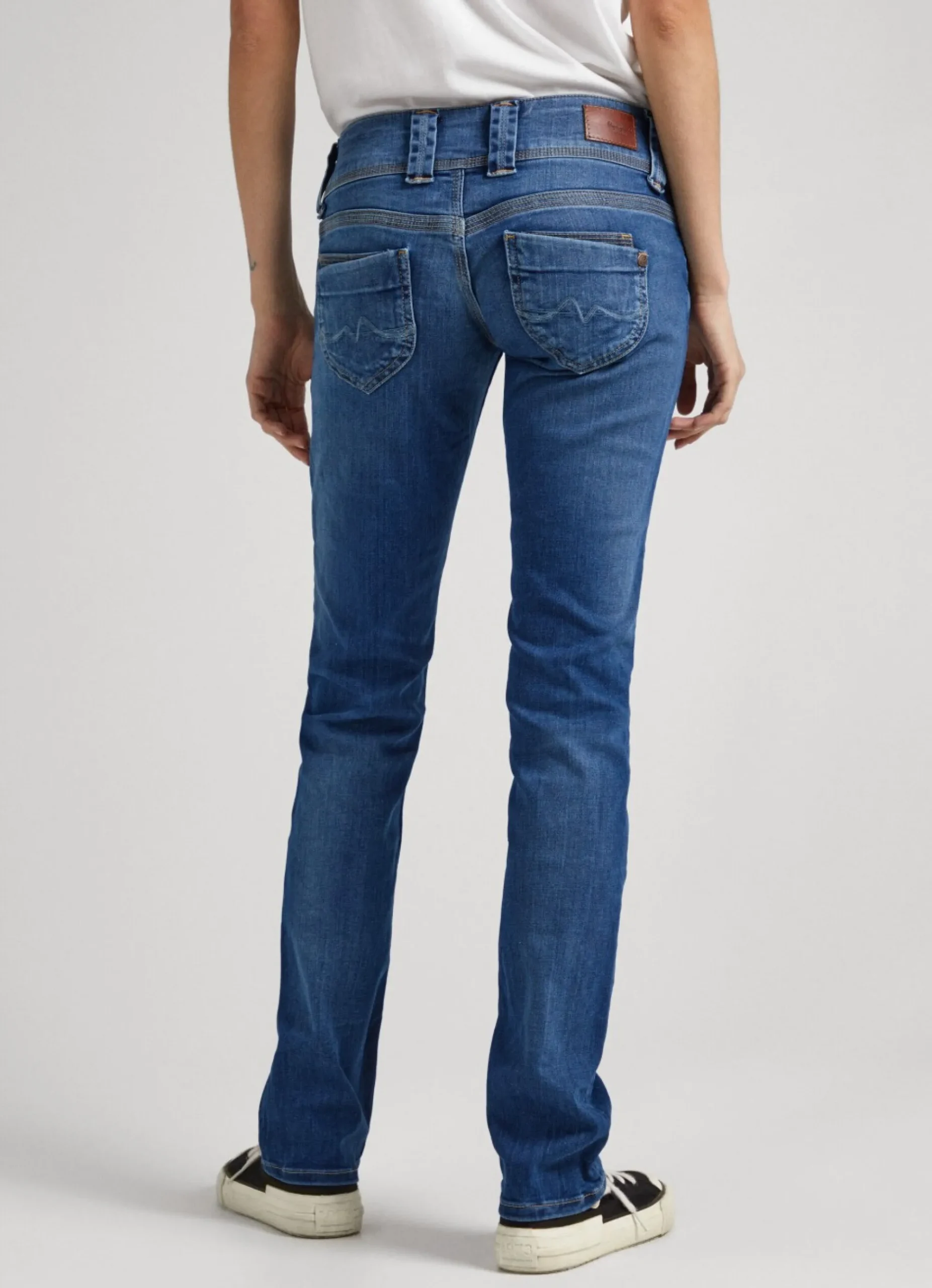Mulher Pepe Jeans Straight>Jean Venus Regular Fit Low Rise