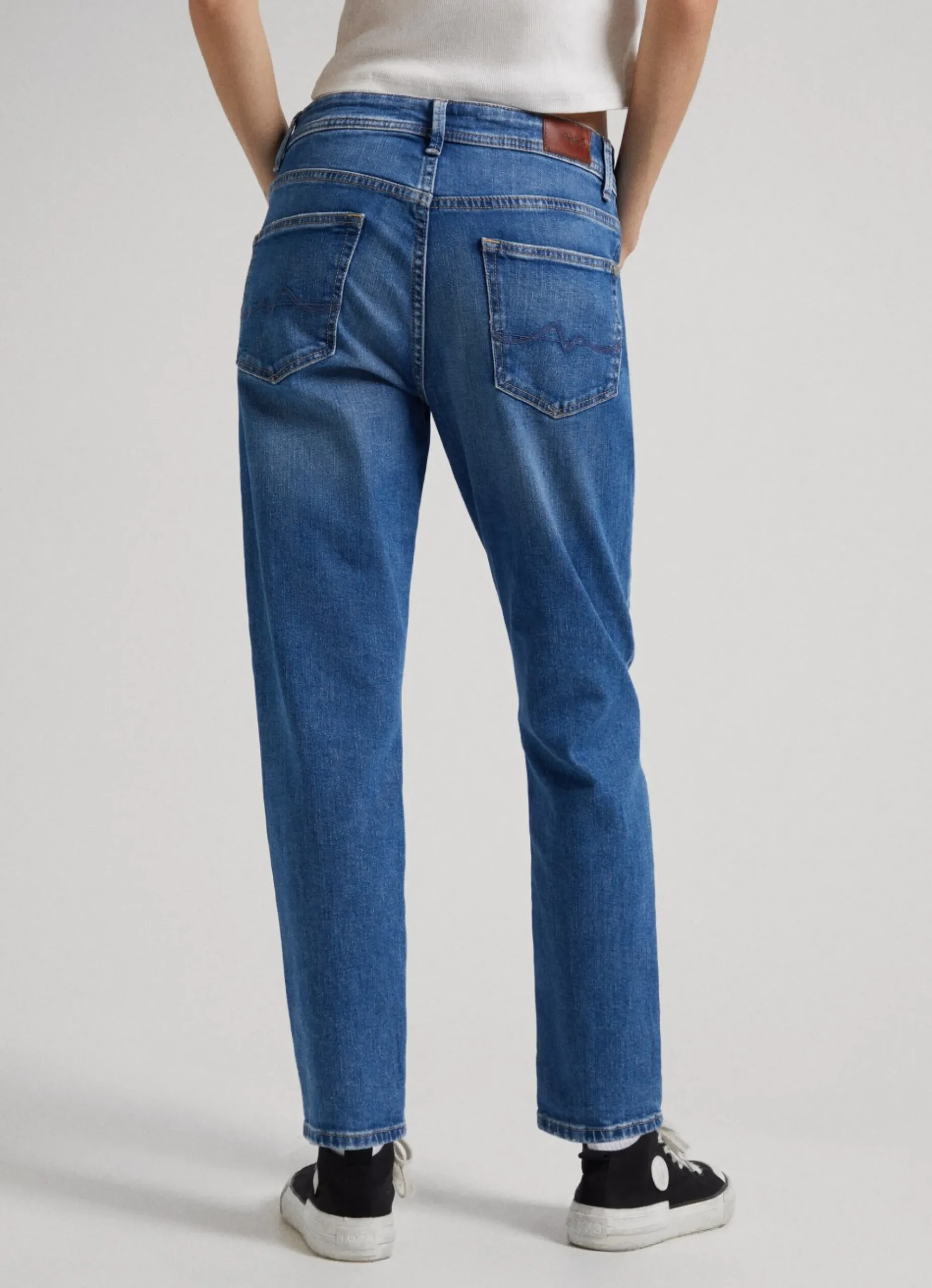 Mulher Pepe Jeans Trends>Jean Violet Relaxed Fit High Waist