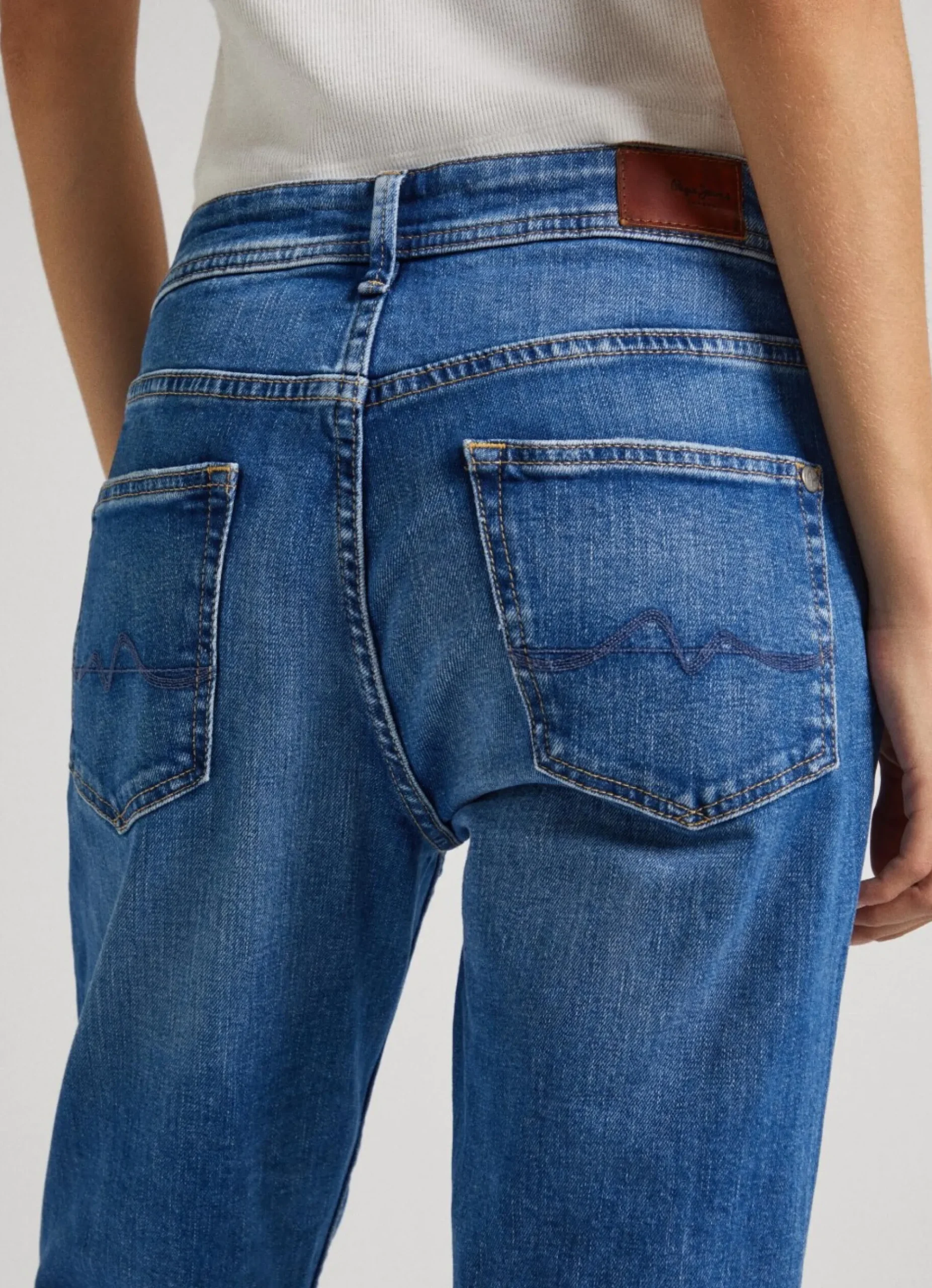 Mulher Pepe Jeans Trends>Jean Violet Relaxed Fit High Waist