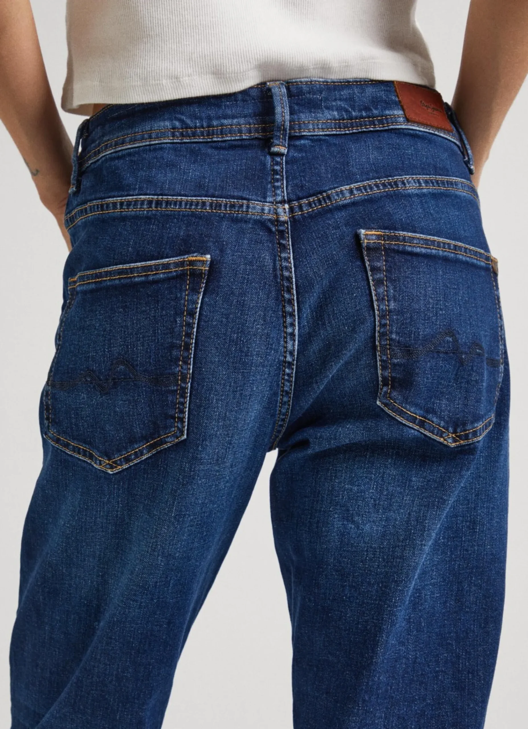 Mulher Pepe Jeans Trends>Jean Violet Relaxed Fit High Waist