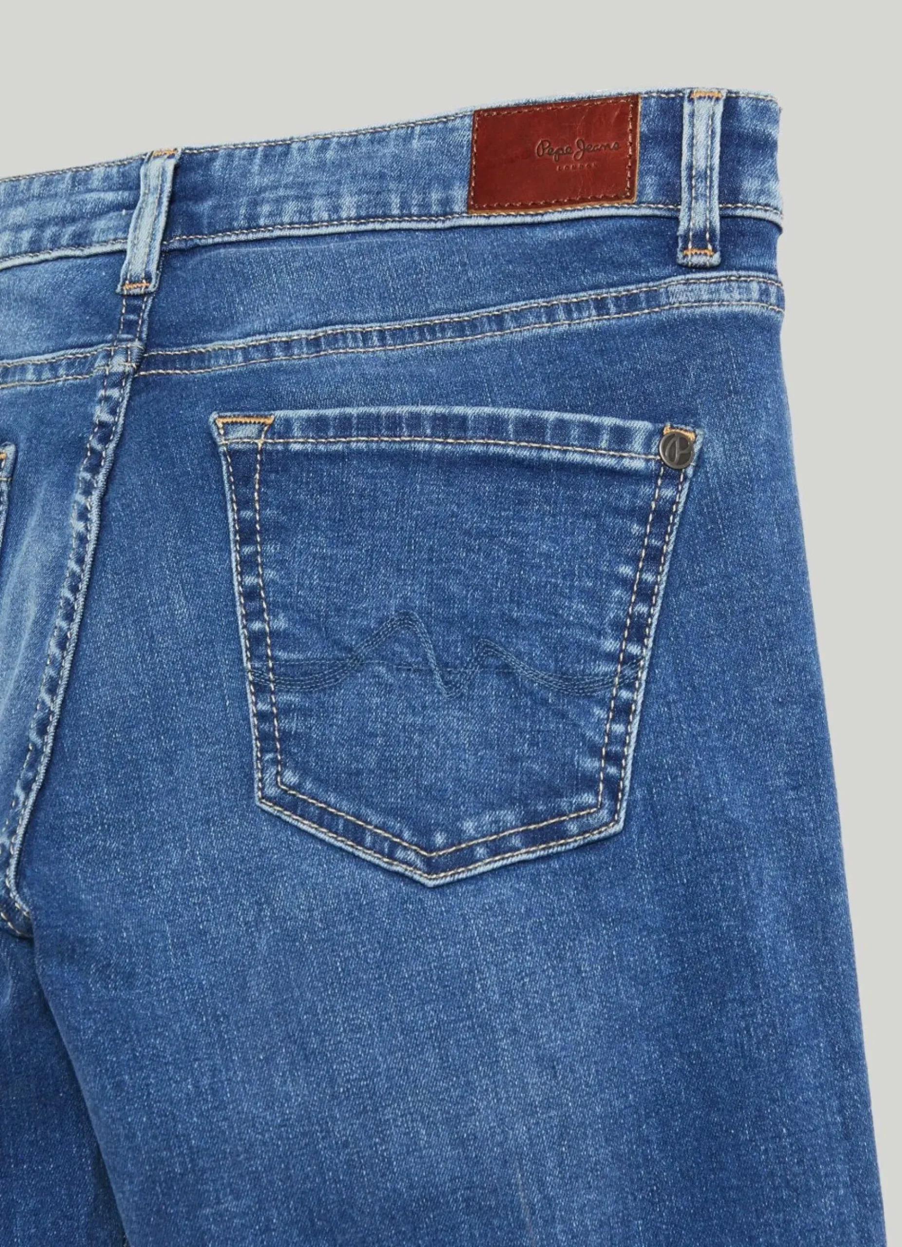 Mulher Pepe Jeans Flare E Boot Cut>Jeans Aubrey Slim Fit Mid Rise