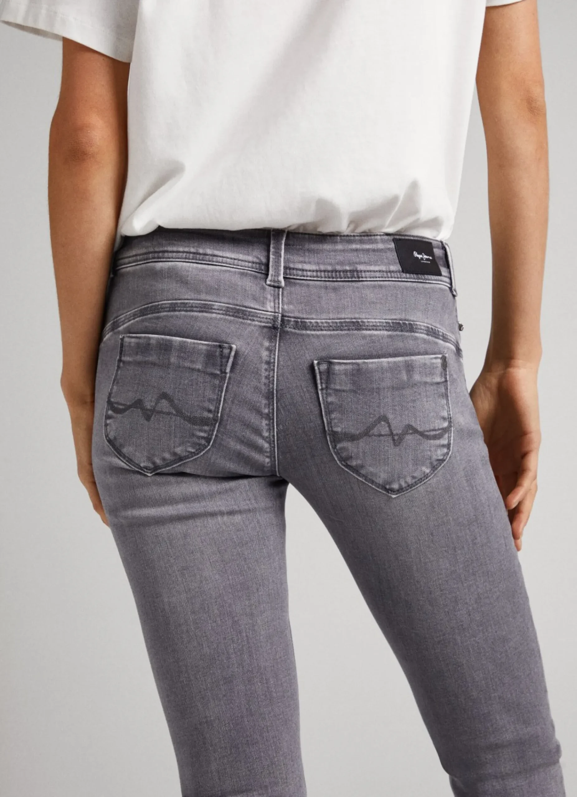 Mulher Pepe Jeans Slim>Jeans Brooke Regular Fit Mid Rise