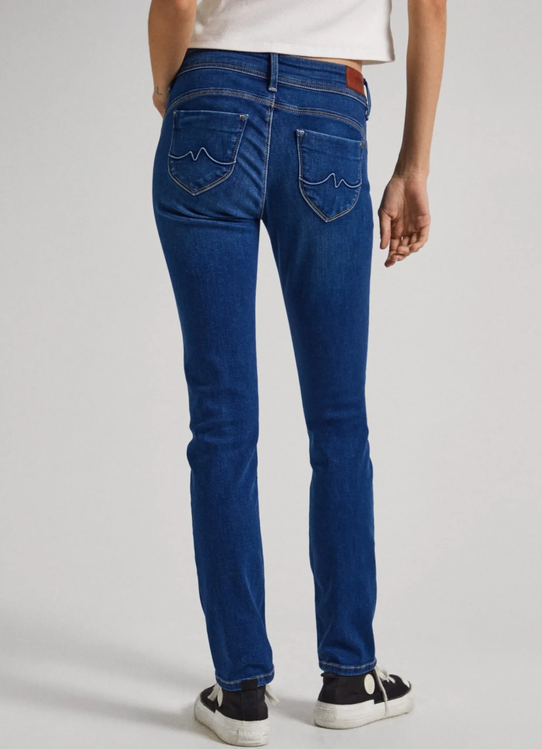 Mulher Pepe Jeans Slim>Jeans Brooke Regular Fit Mid Rise
