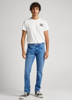 Homem Pepe Jeans Regular>Jeans Cash Regular Fit Mid-Rise