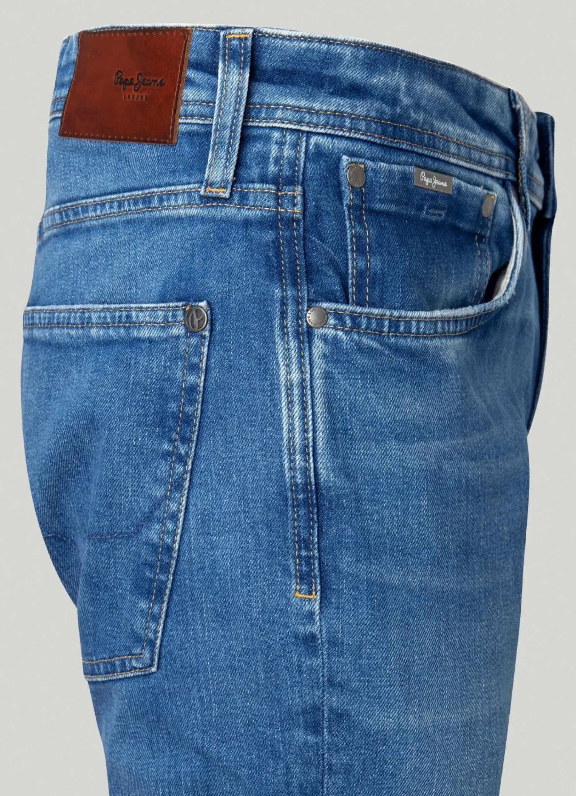 Homem Pepe Jeans Regular>Jeans Cash Regular Fit Mid-Rise