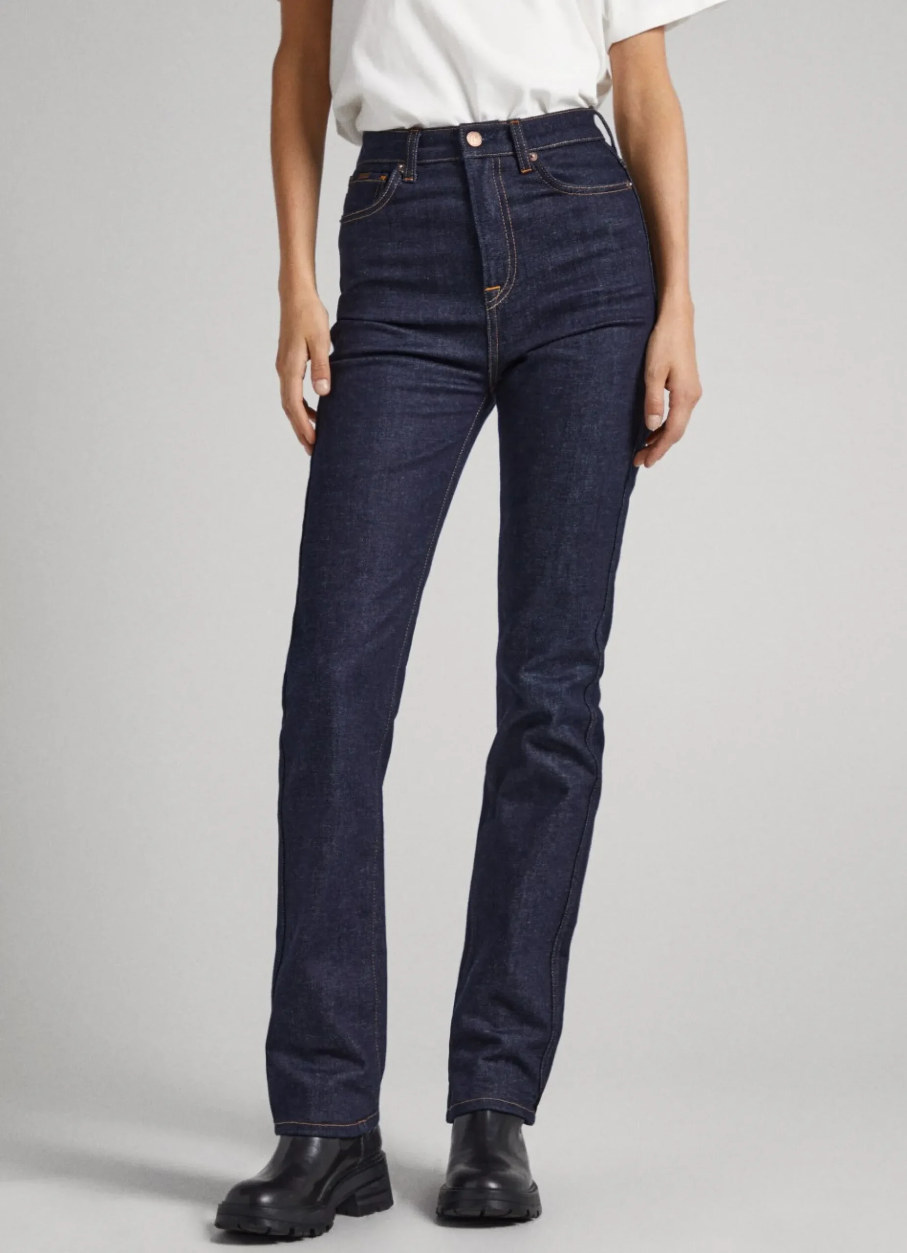 Mulher Pepe Jeans Straight>Jeans Cleo Straight Fit High Waist