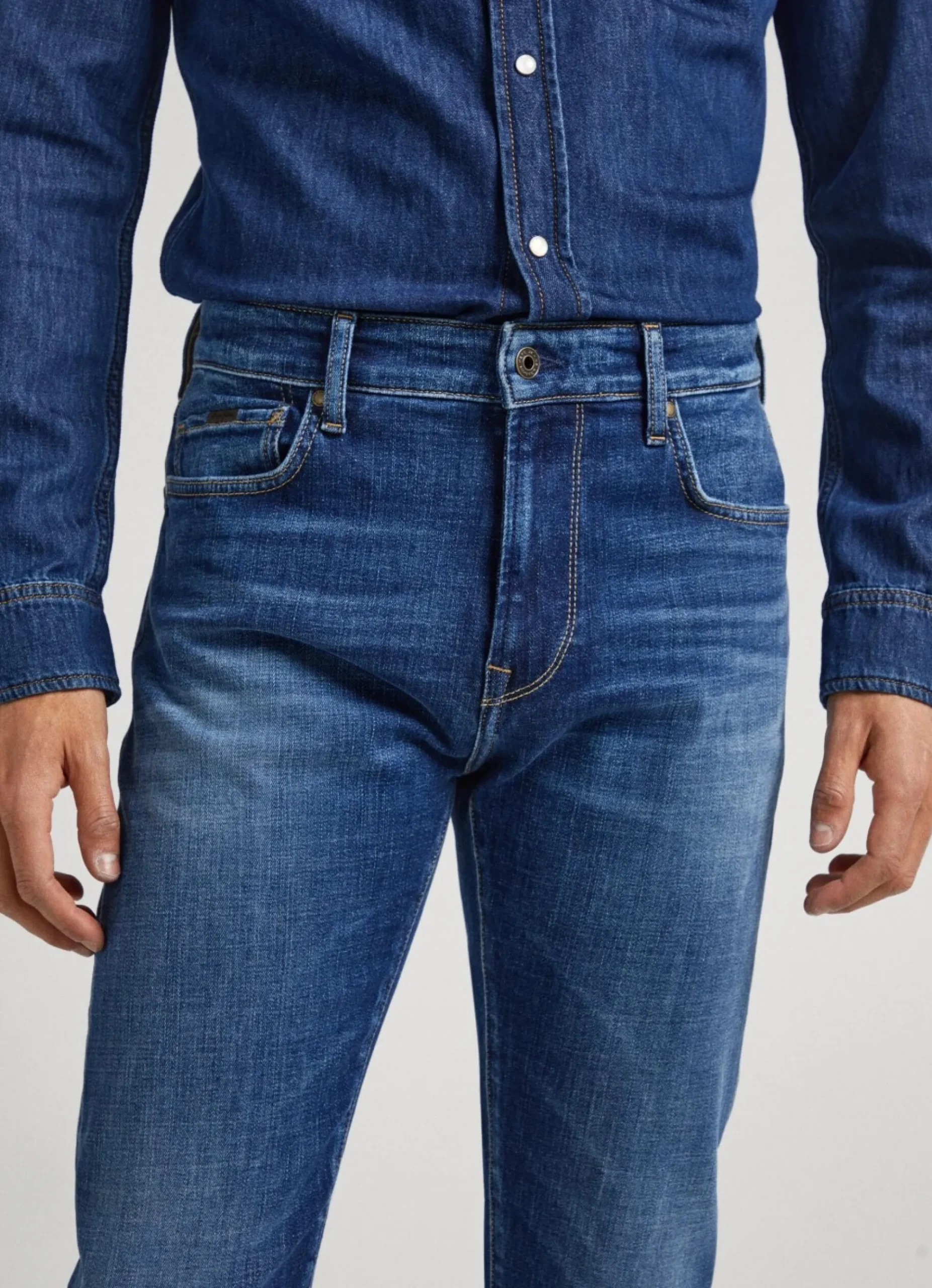 Homem Pepe Jeans Trends>Jeans Crane Slim Fit Mid Rise