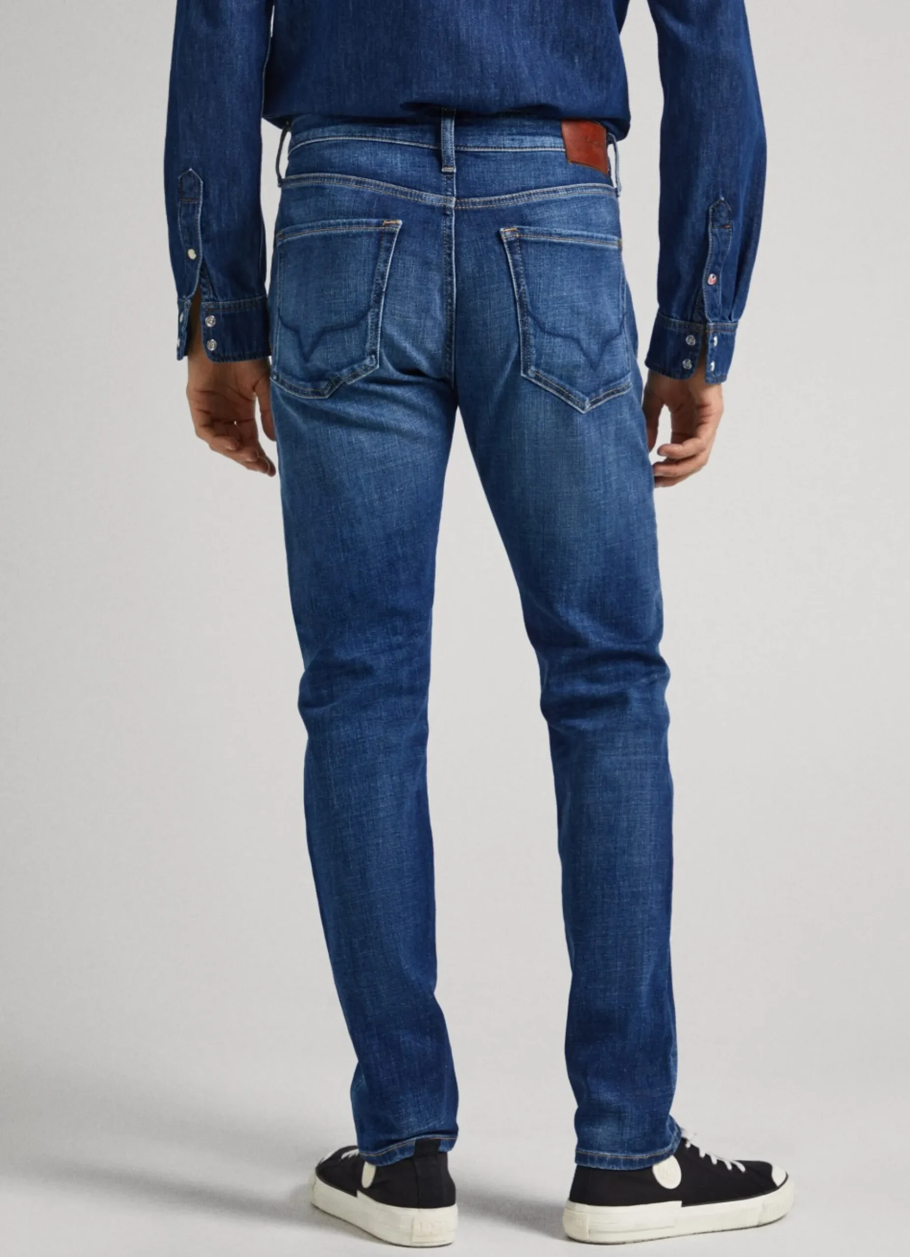 Homem Pepe Jeans Slim>Jeans Crane Slim Fit Mid Rise