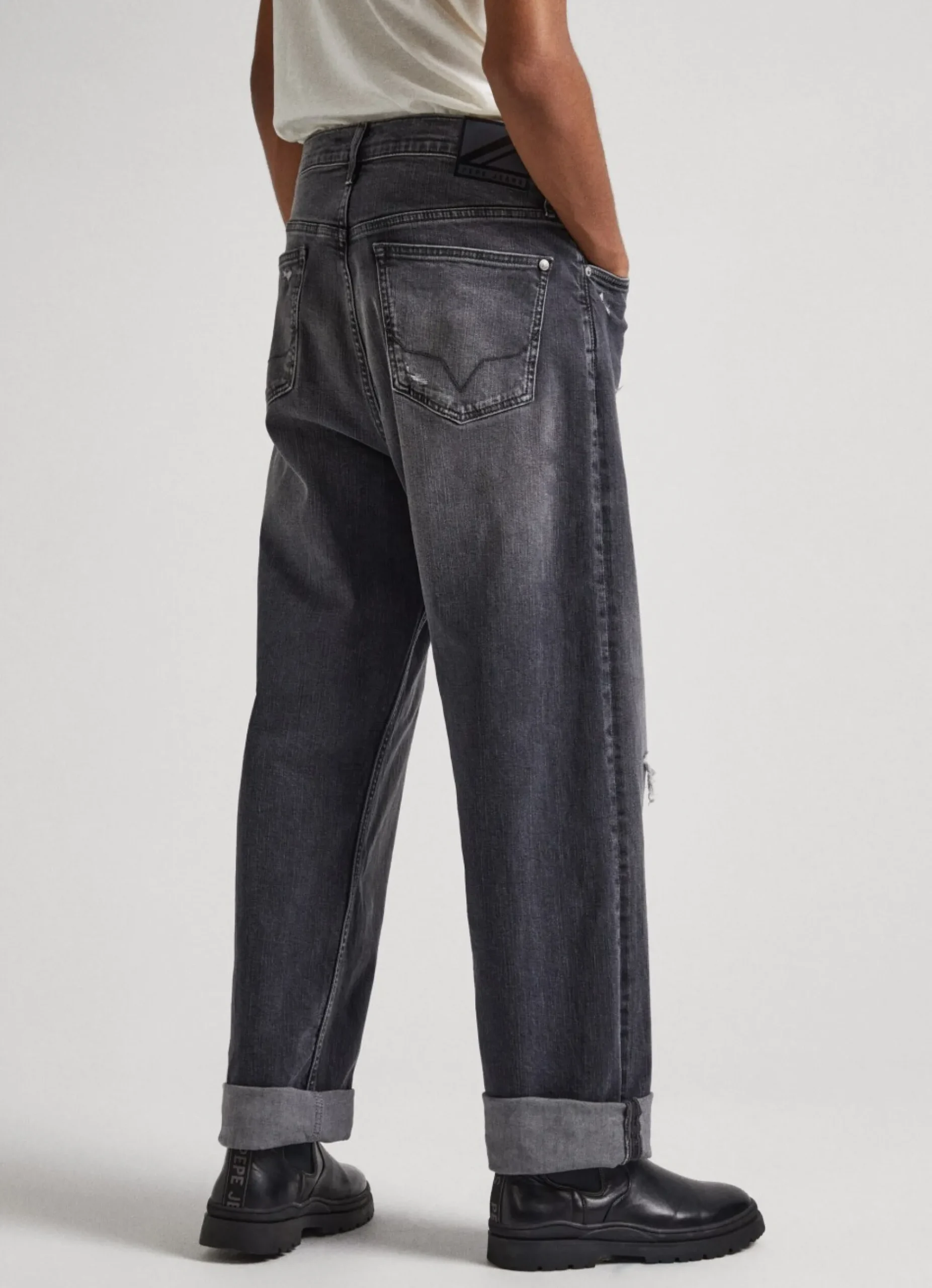 Homem Pepe Jeans Trends>Jeans Dan Mono Loose Fit Drop-Rise