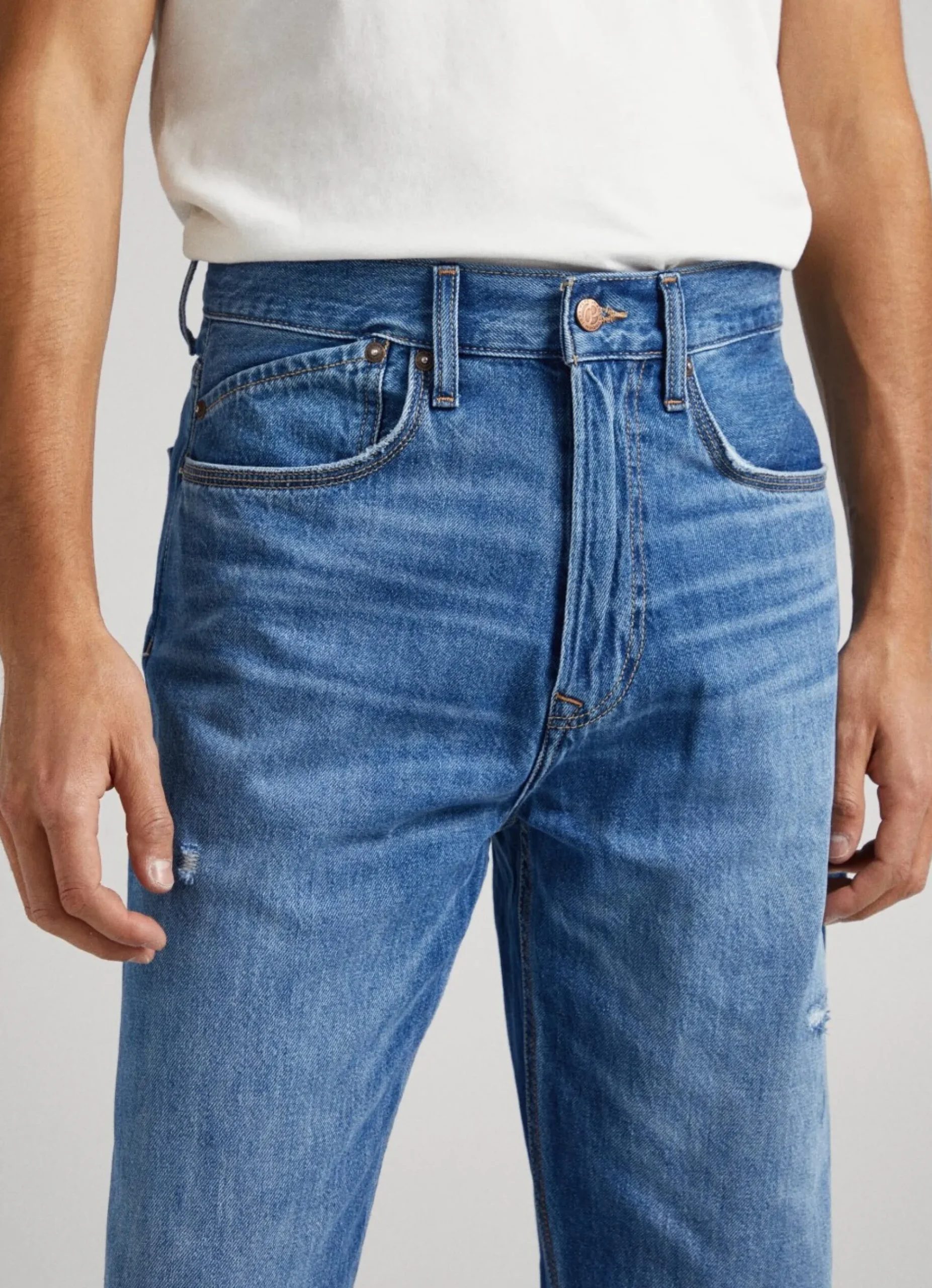 Homem Pepe Jeans Loose>Jeans Dan Vintage Loose Fit Drop Rise