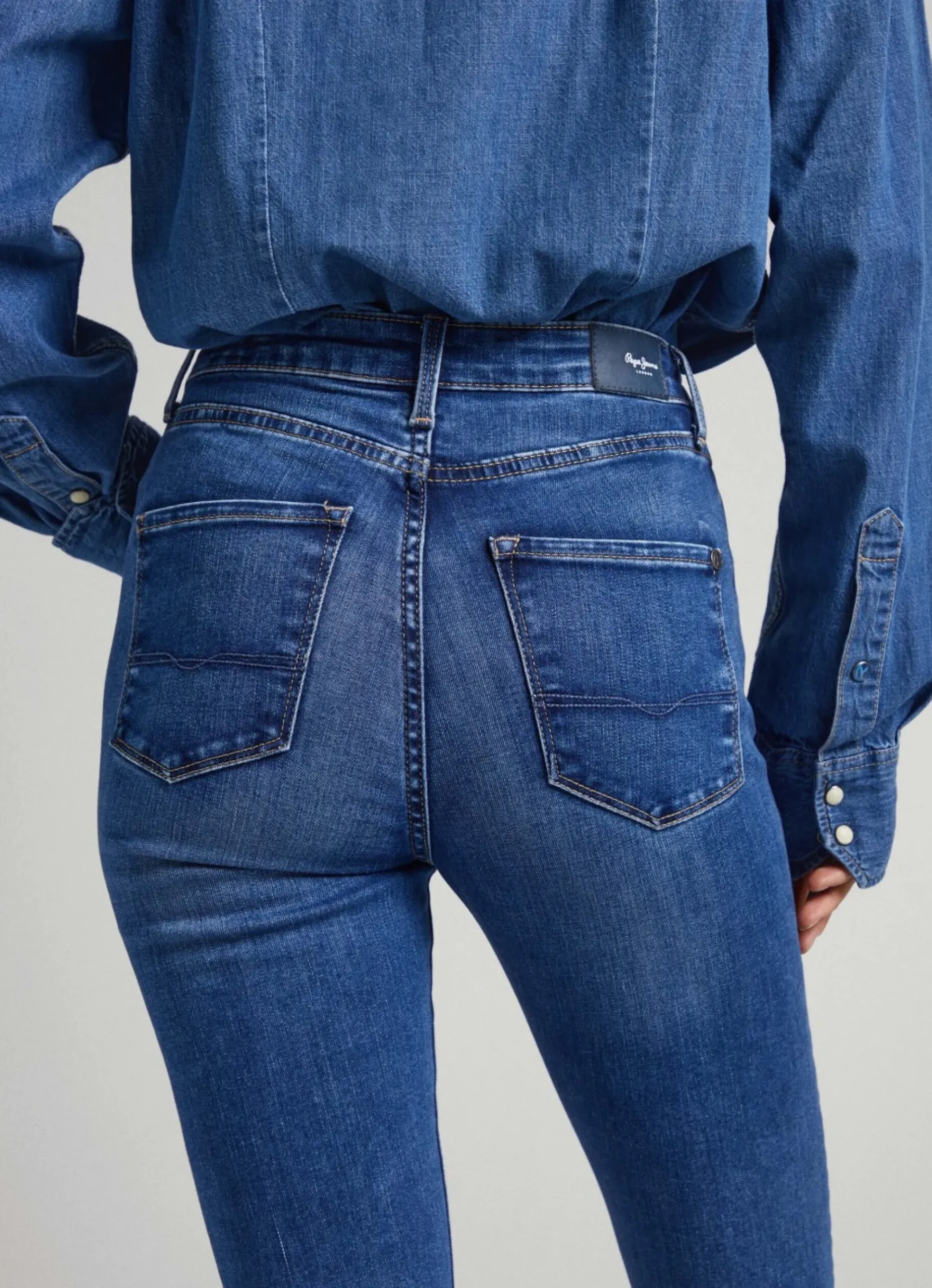Mulher Pepe Jeans Flare E Boot Cut>Jeans Dion Flare Fit High-Rise Waist