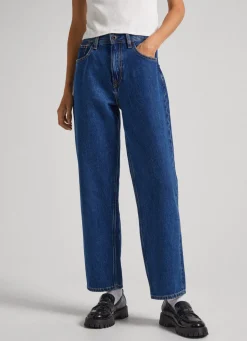 Mulher Pepe Jeans Straight>Jeans Dover Relaxed Fit High-Rise