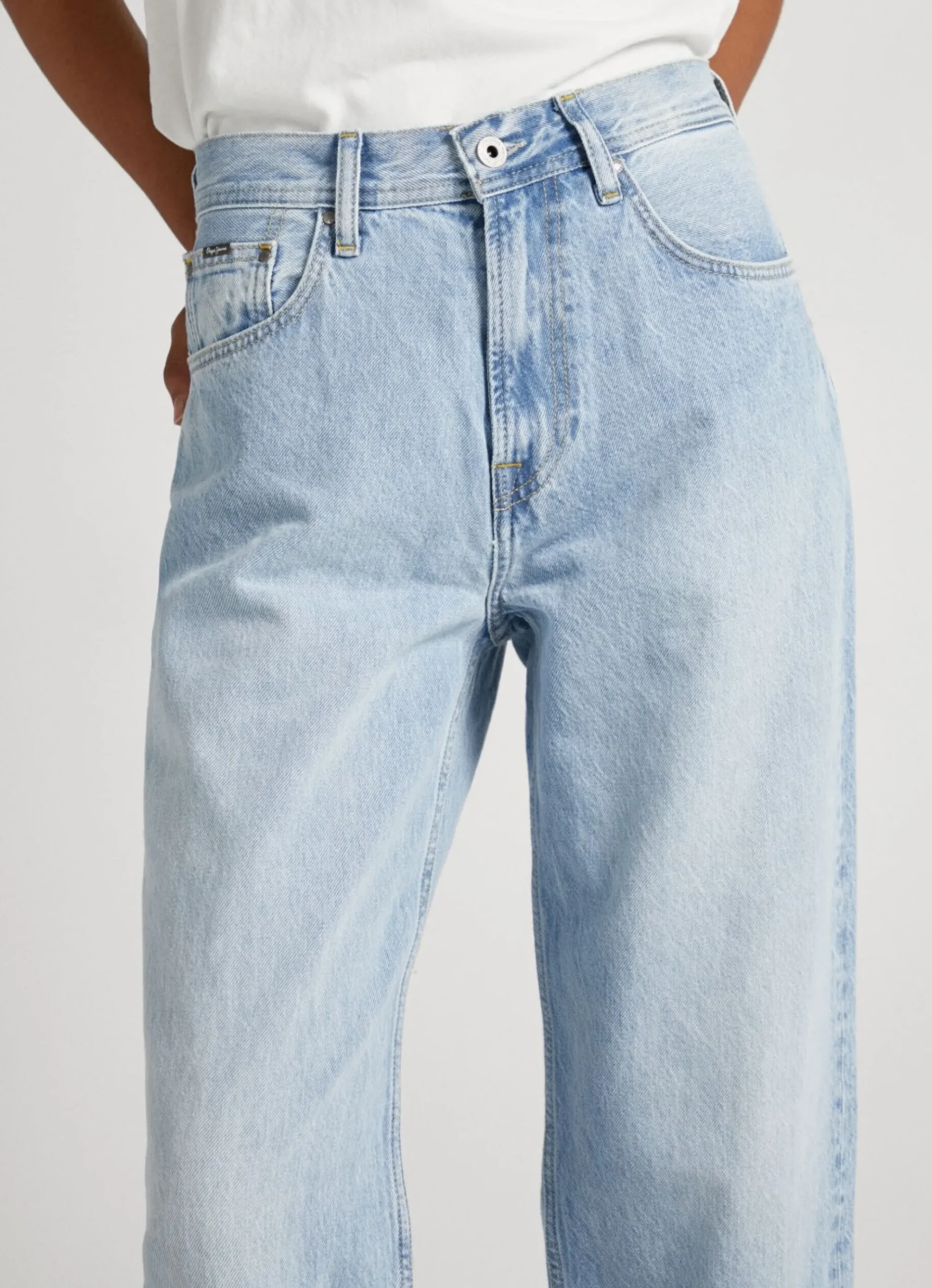 Mulher Pepe Jeans Straight>Jeans Dover Relaxed Fit High-Rise