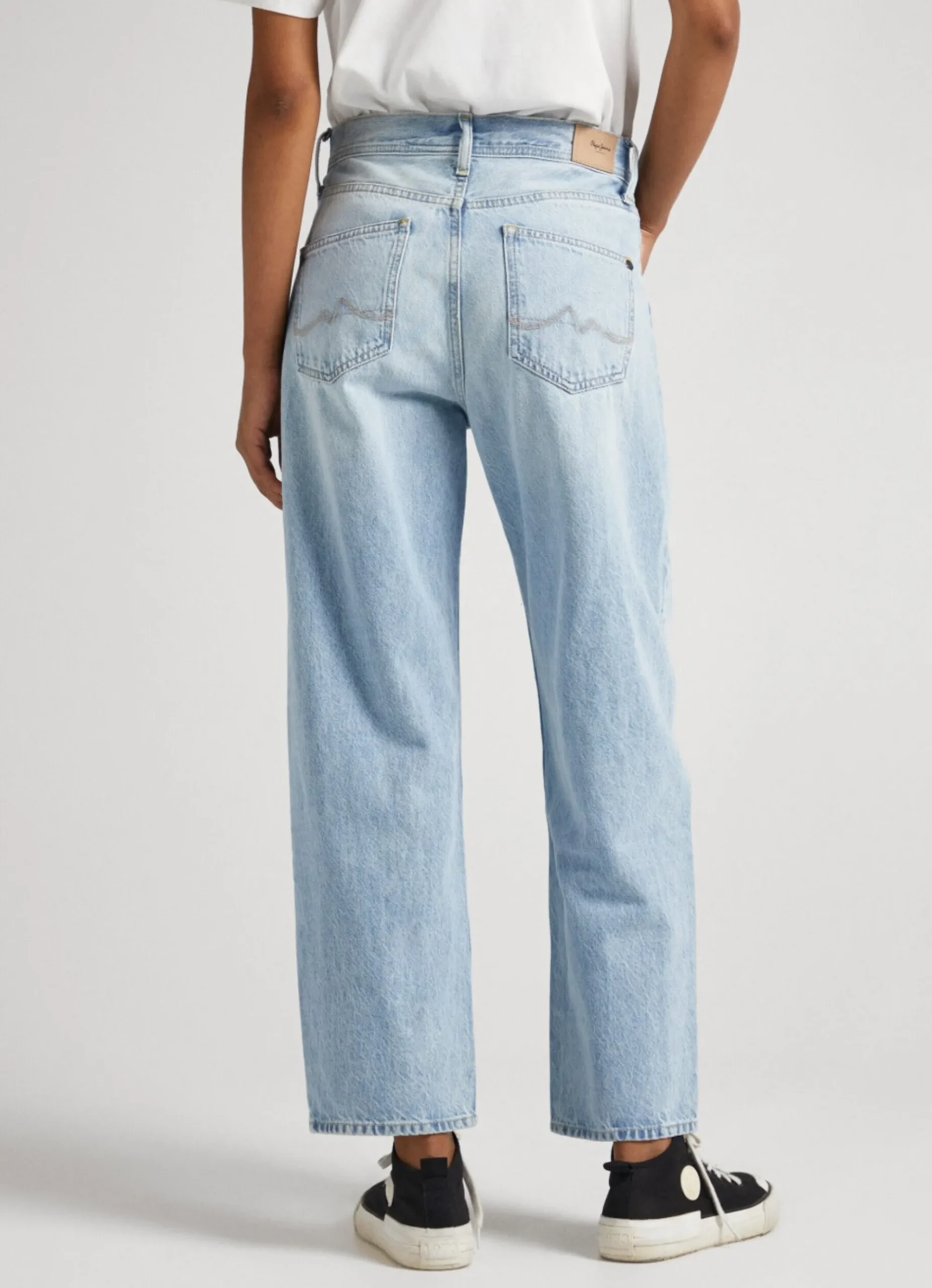 Mulher Pepe Jeans Straight>Jeans Dover Relaxed Fit High-Rise