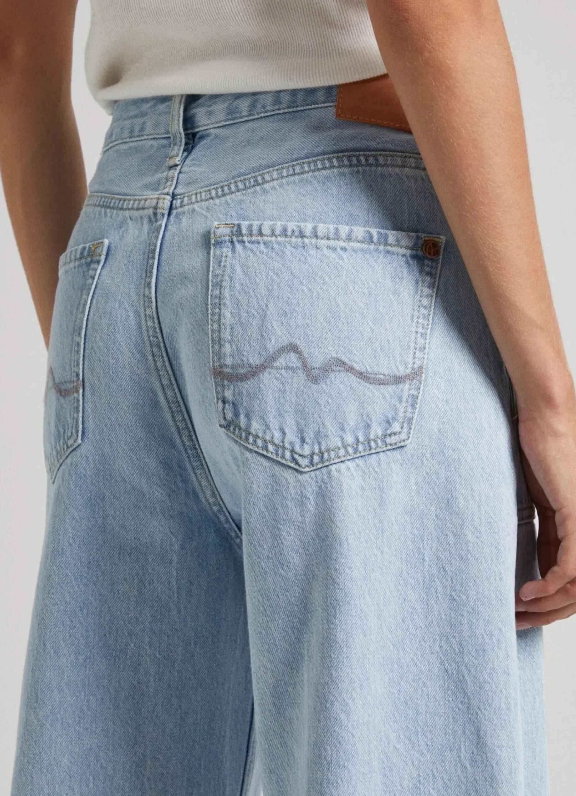 Mulher Pepe Jeans Trends>Jeans Febee Wide Fit High Rise