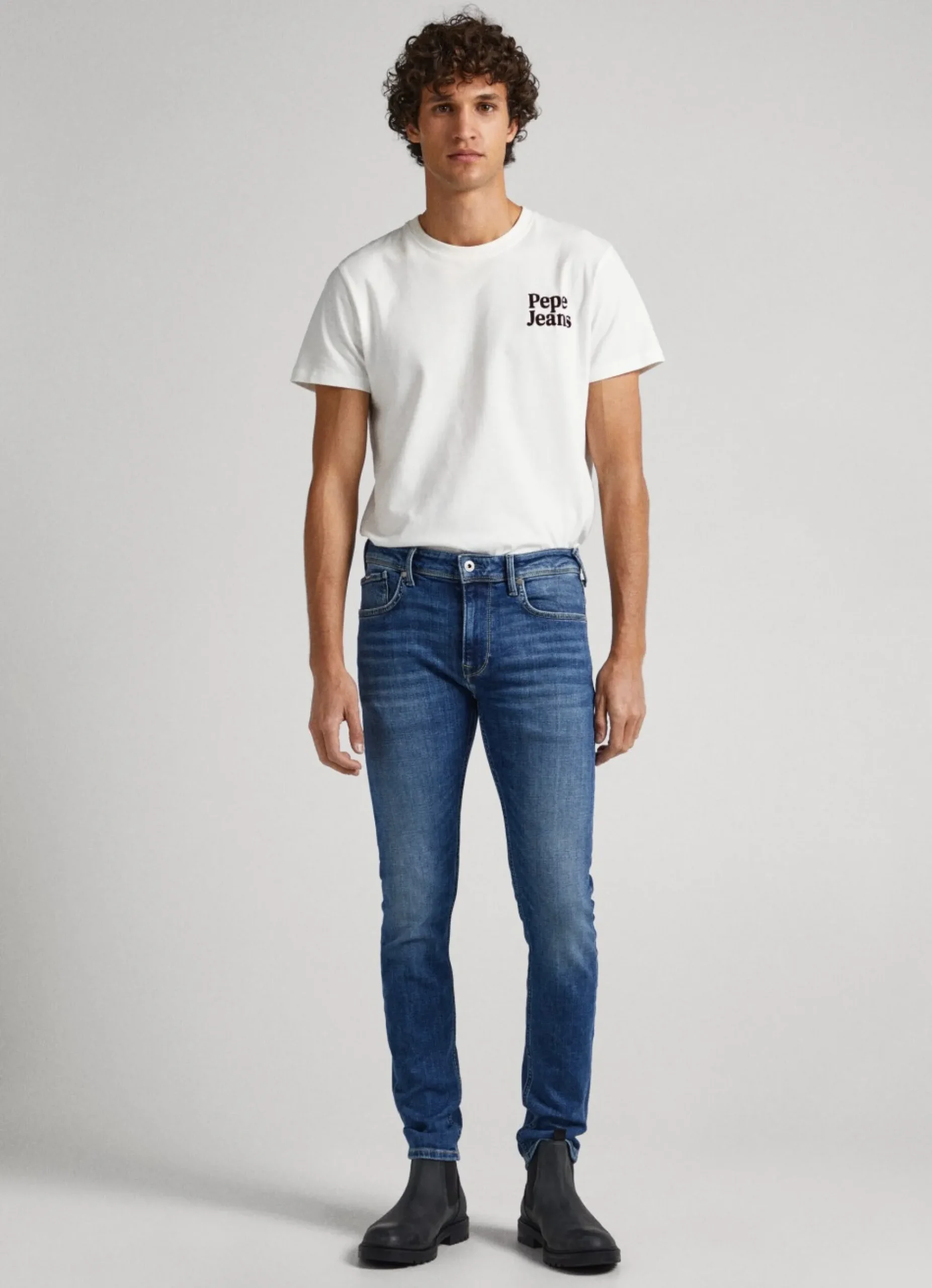 Homem Pepe Jeans Skinny>Jeans Finsbury Skinny Fit Low Rise