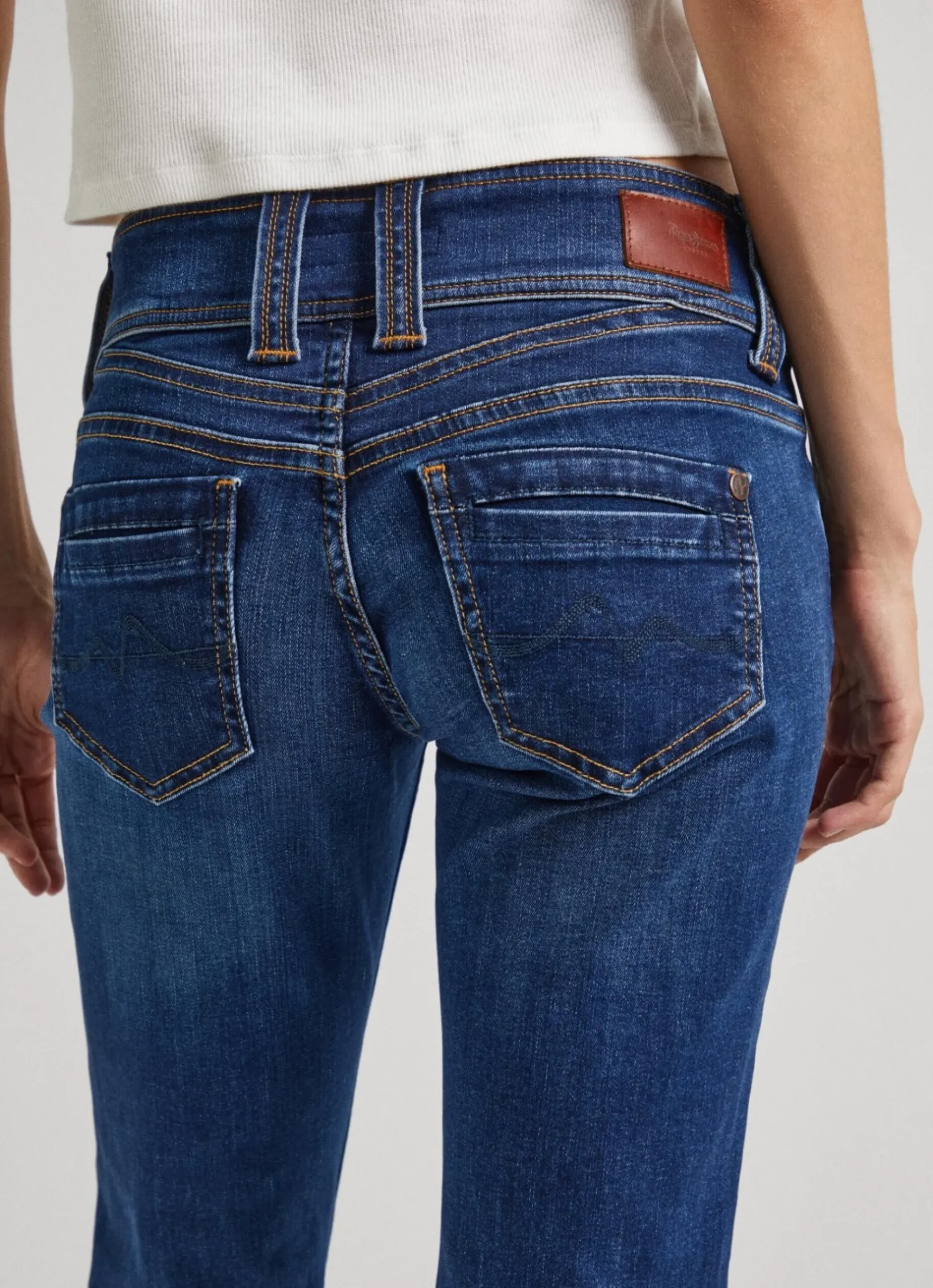 Mulher Pepe Jeans Straight>Jeans Gen Regular Fit Mid Rise