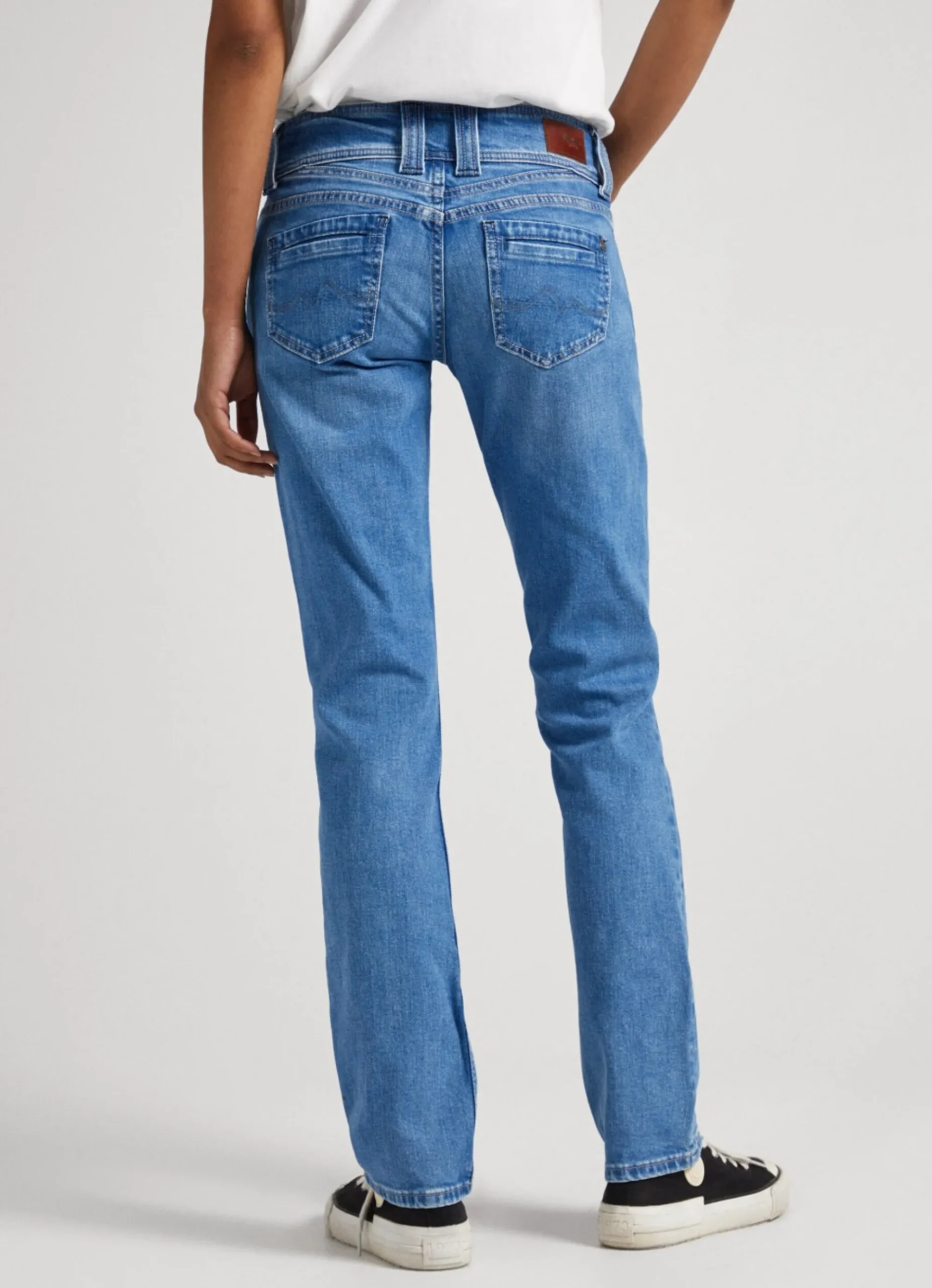 Mulher Pepe Jeans Straight>Jeans Gen Regular Fit Mid Rise
