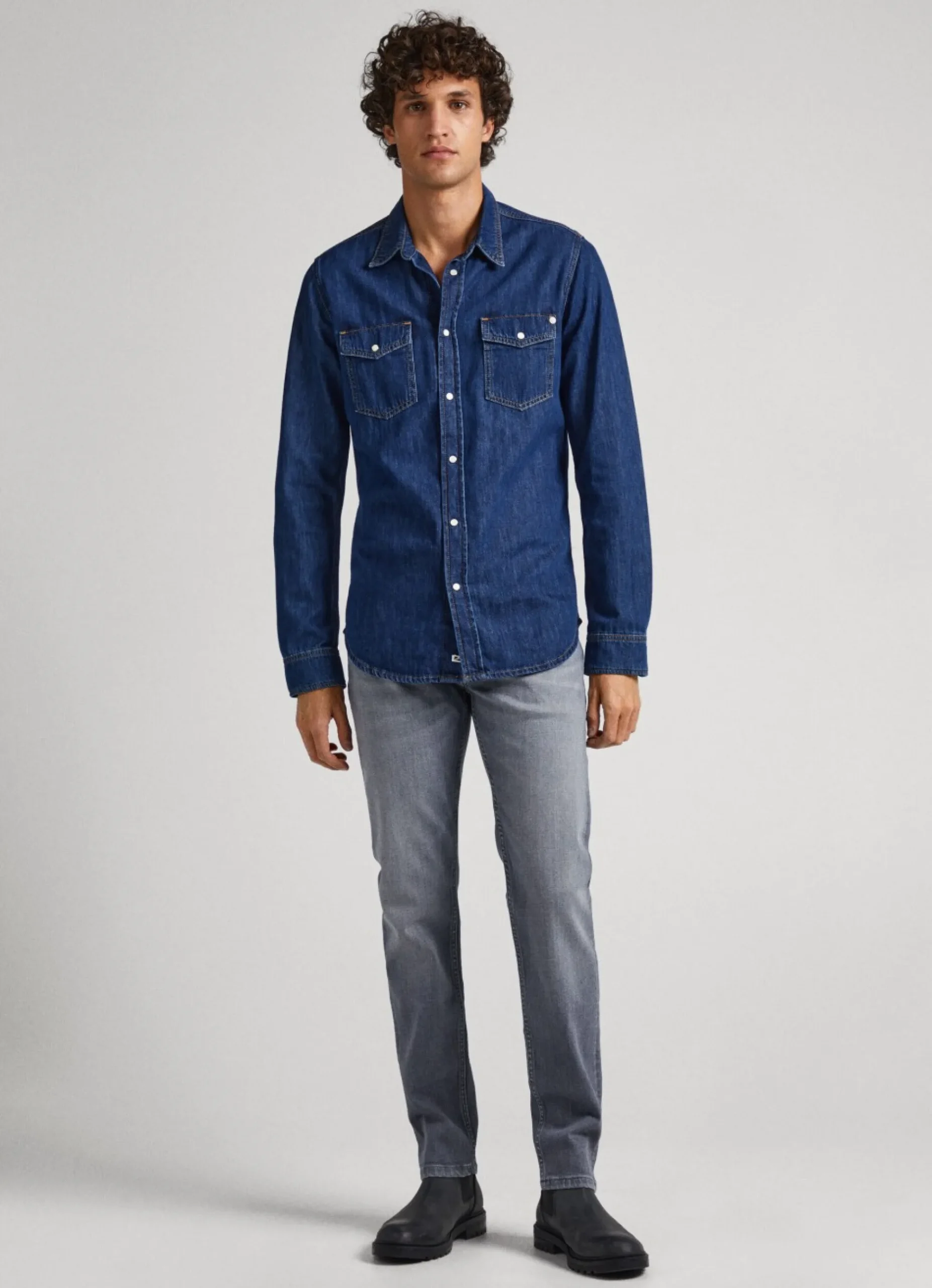 Homem Pepe Jeans Slim>Jeans Hatch Regular Slim Fit Mid Rise