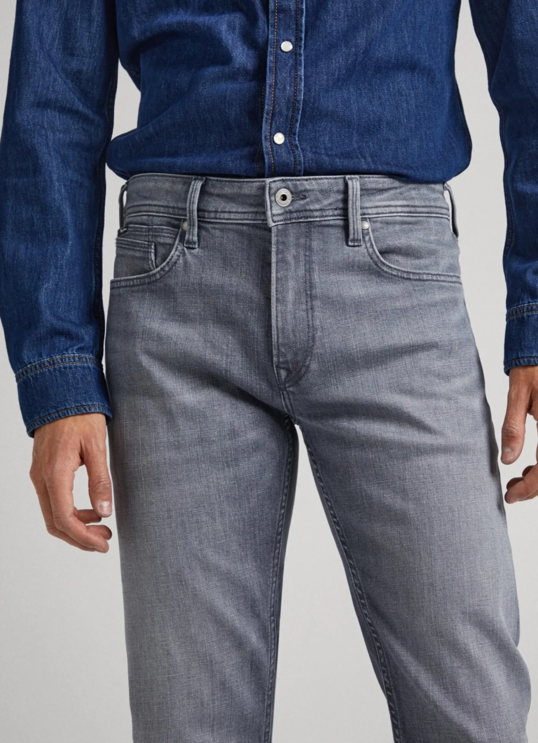 Homem Pepe Jeans Slim>Jeans Hatch Regular Slim Fit Mid Rise