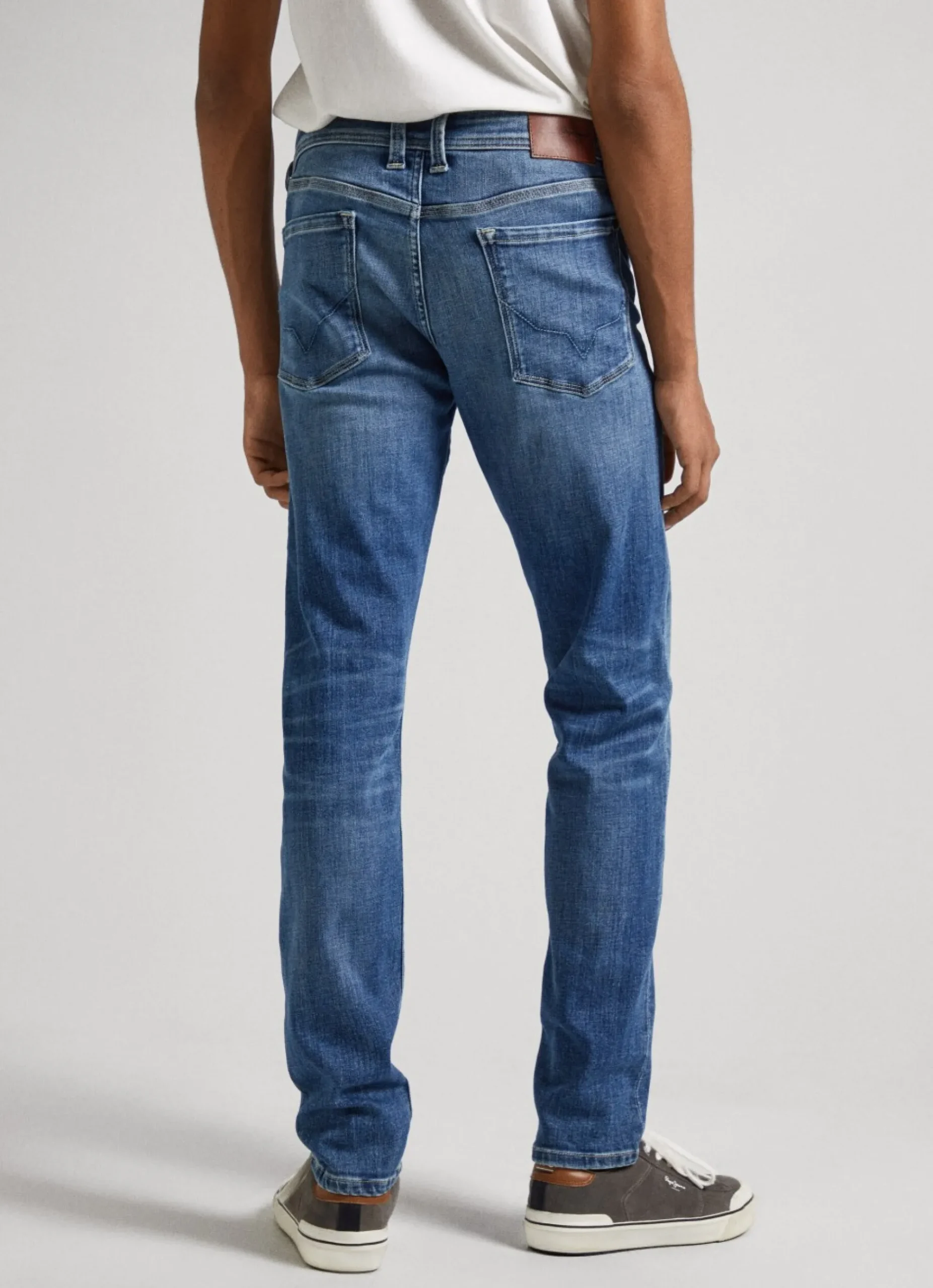Homem Pepe Jeans Slim>Jeans Hatch Regular Slim Fit Mid Rise