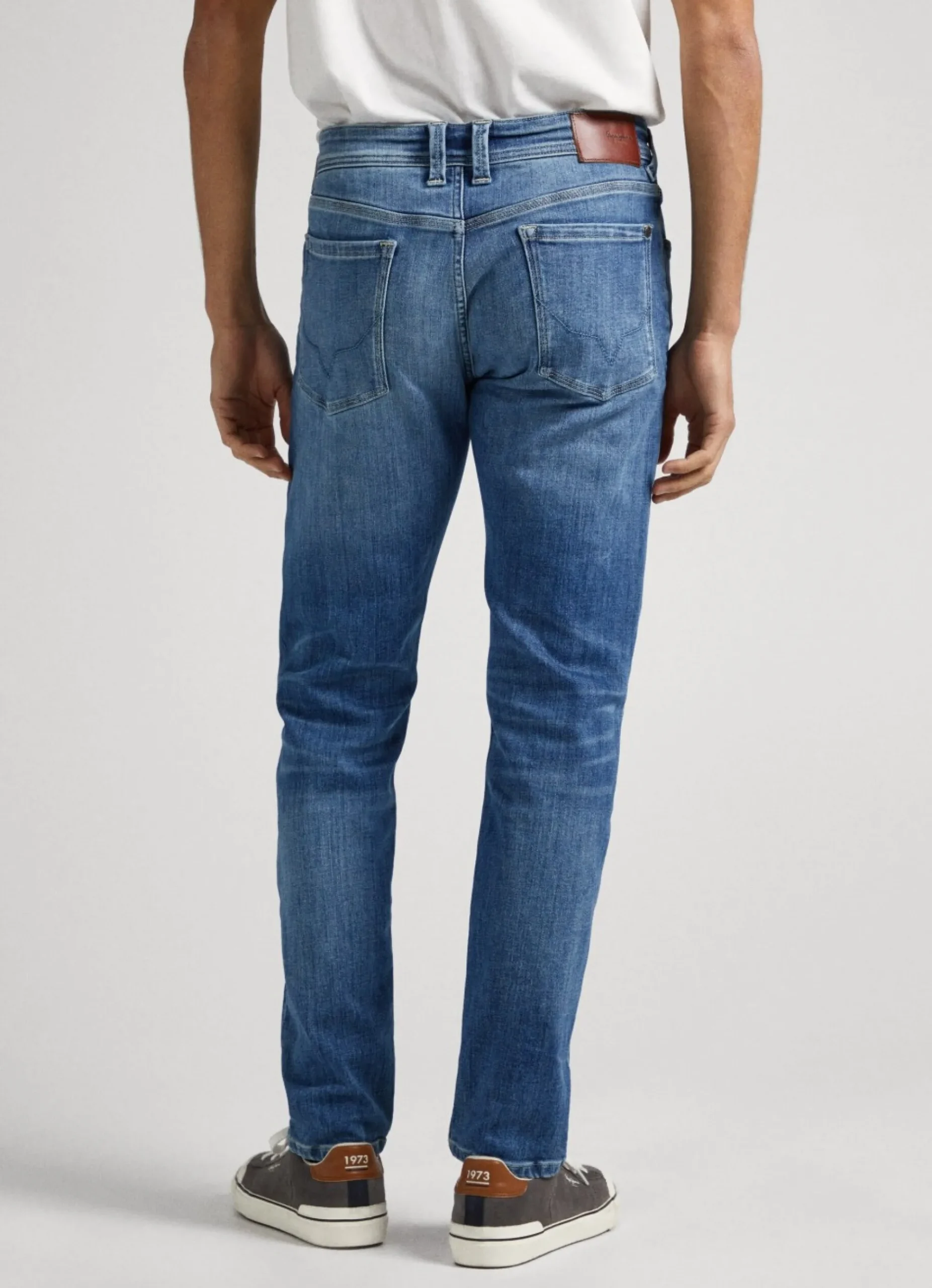 Homem Pepe Jeans Slim>Jeans Hatch Regular Slim Fit Mid-Rise