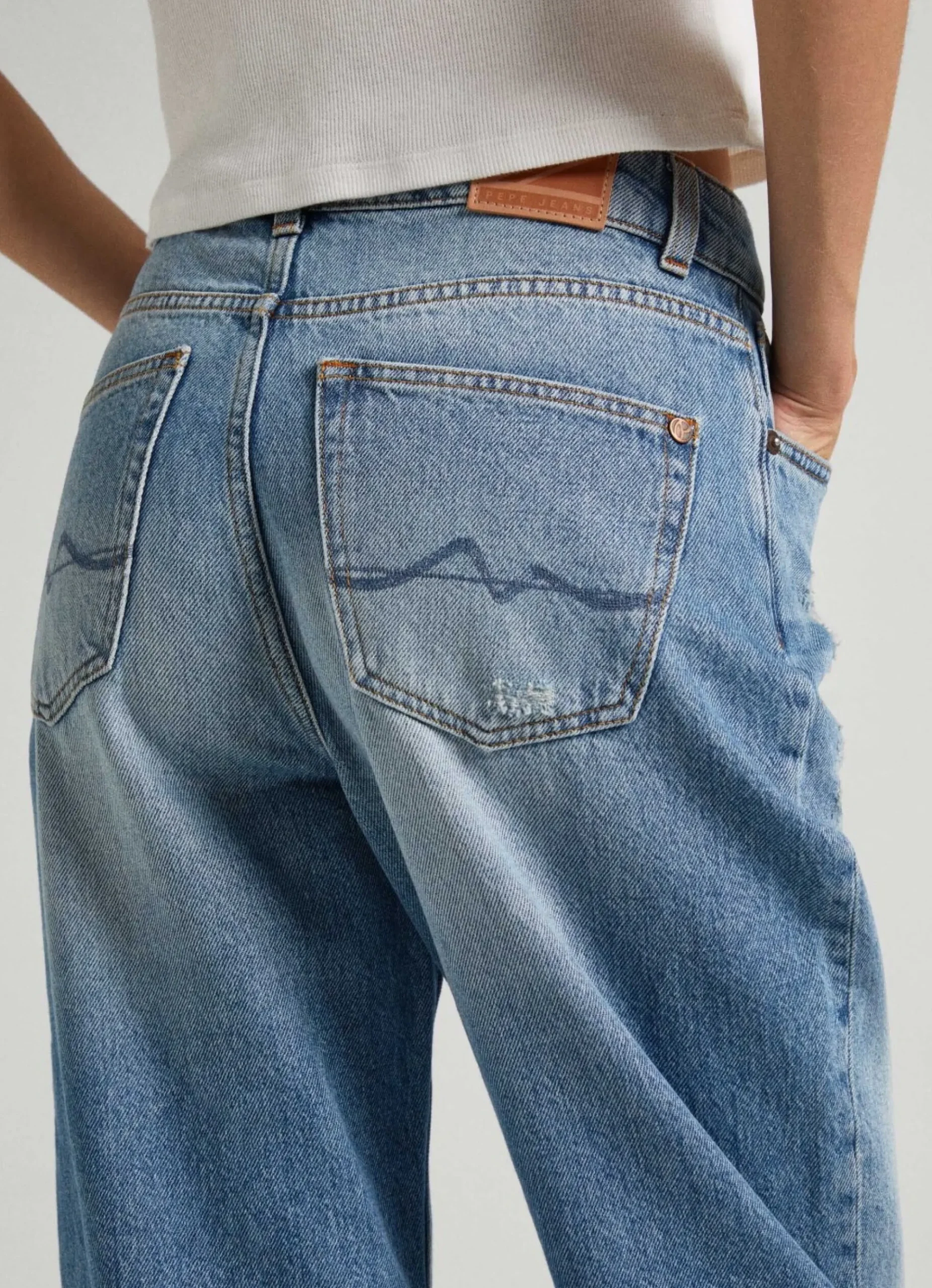 Mulher Pepe Jeans Trends>Jeans High Waist Tapered Willow Fit