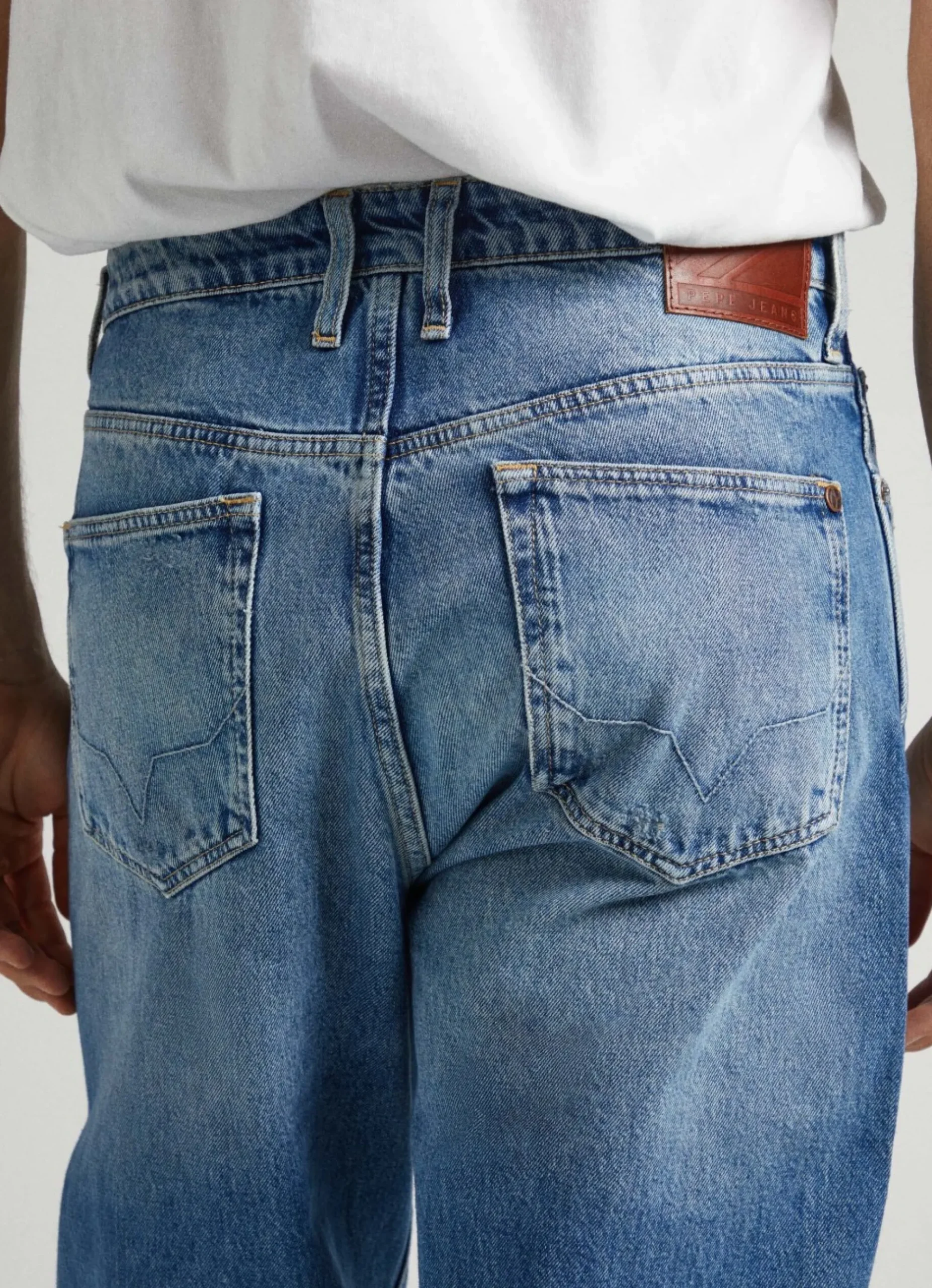 Homem Pepe Jeans Loose>Jeans Nils Loose Fit Drop-Rise