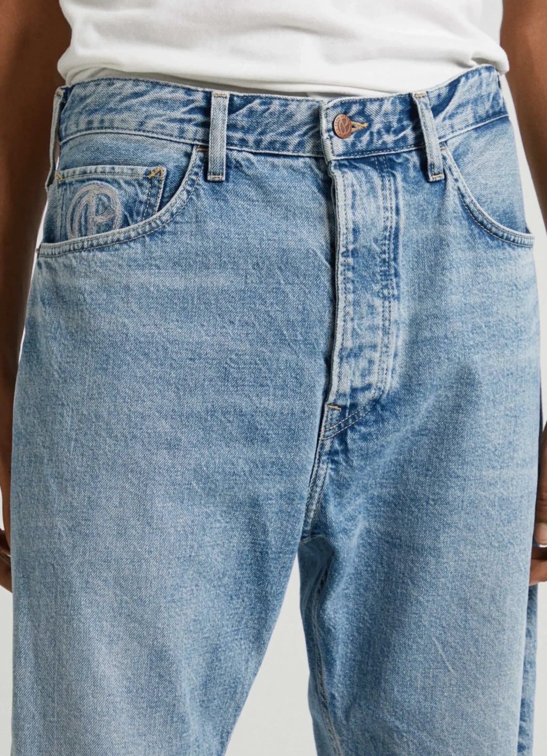 Homem Pepe Jeans Trends>Jeans Nils Loose Fit Drop